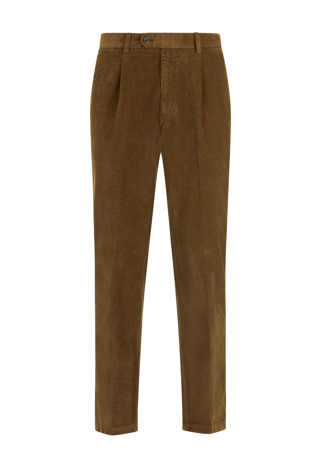 Boglioli Baby Corduroy relaxed 1-pleat Trousers Brown 89950QFA0750001080471