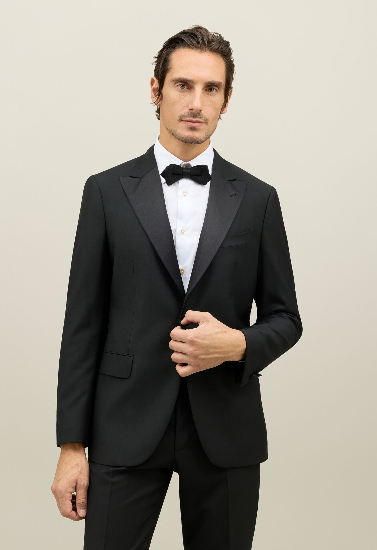 Boglioli Wool Satin Milano Tuxedo Black Y79T2ASA0001001766R0990