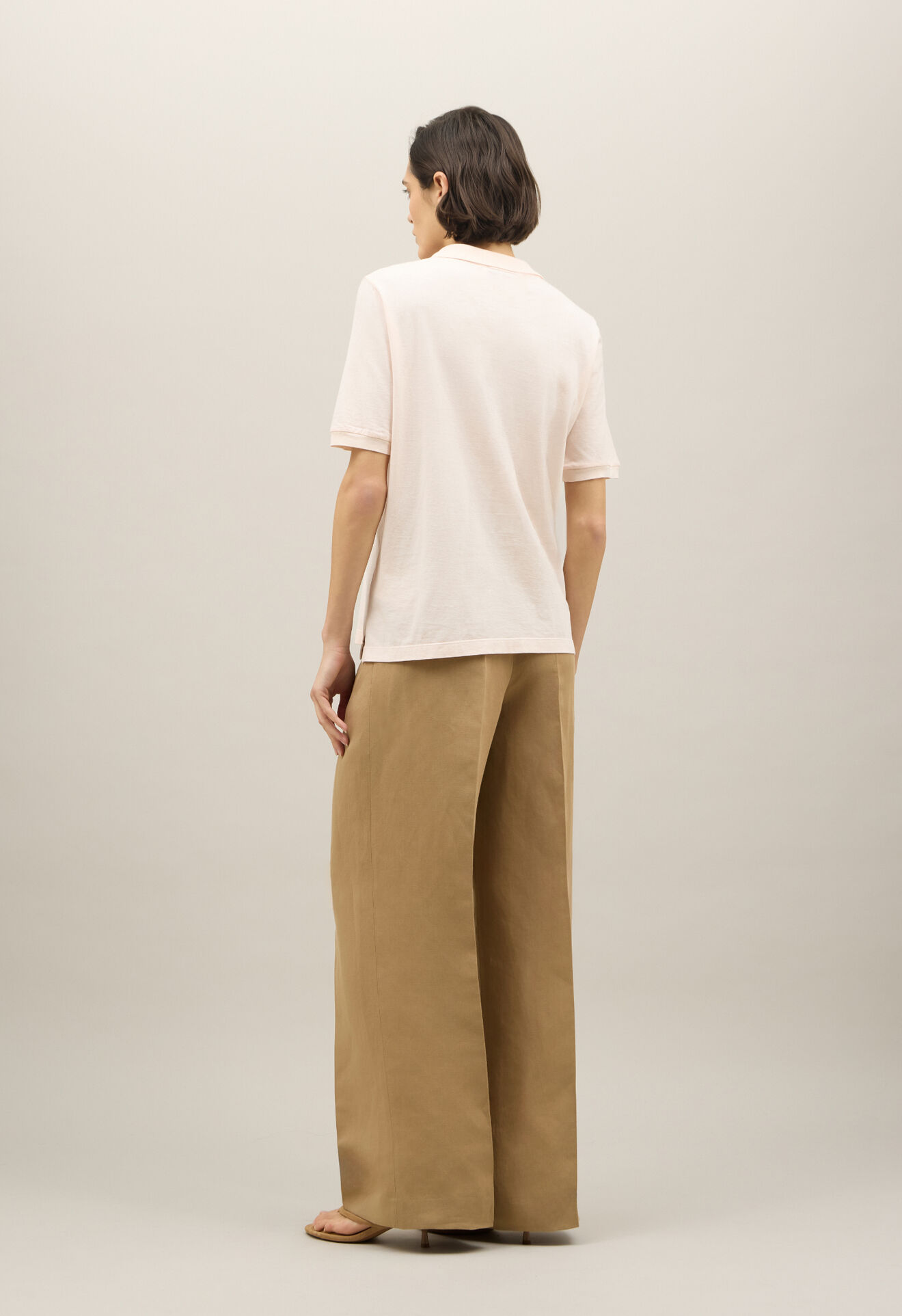 Boglioli Cotton Jersey short-sleeve Polo Pastel Pink 92105TSB5938002150931