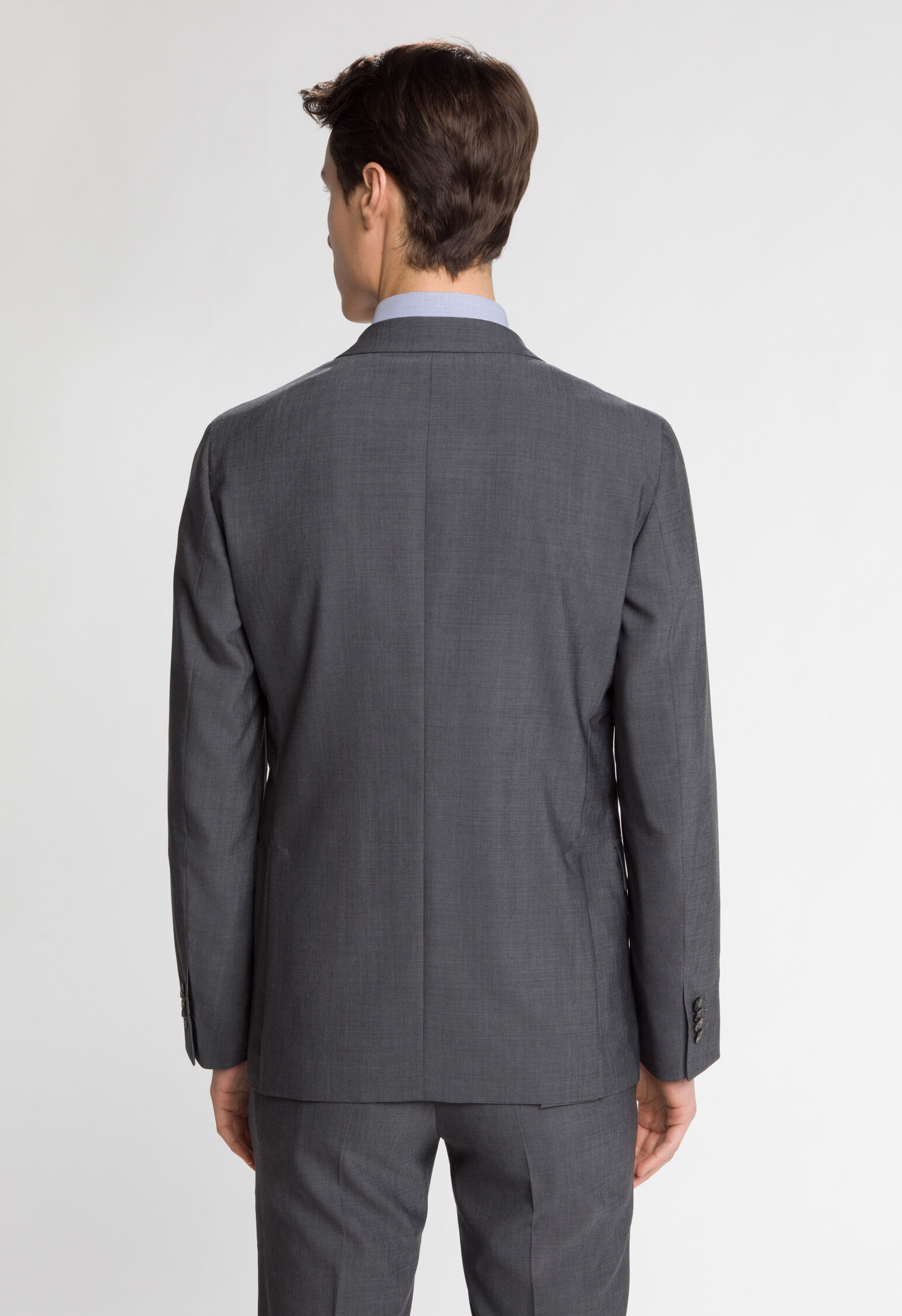 Suit in Light Grey Wool & Mohair - Oliver Wicks