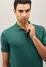 Boglioli Cotton Silk Short sleeve Polo Green 91303SA0806001080547
