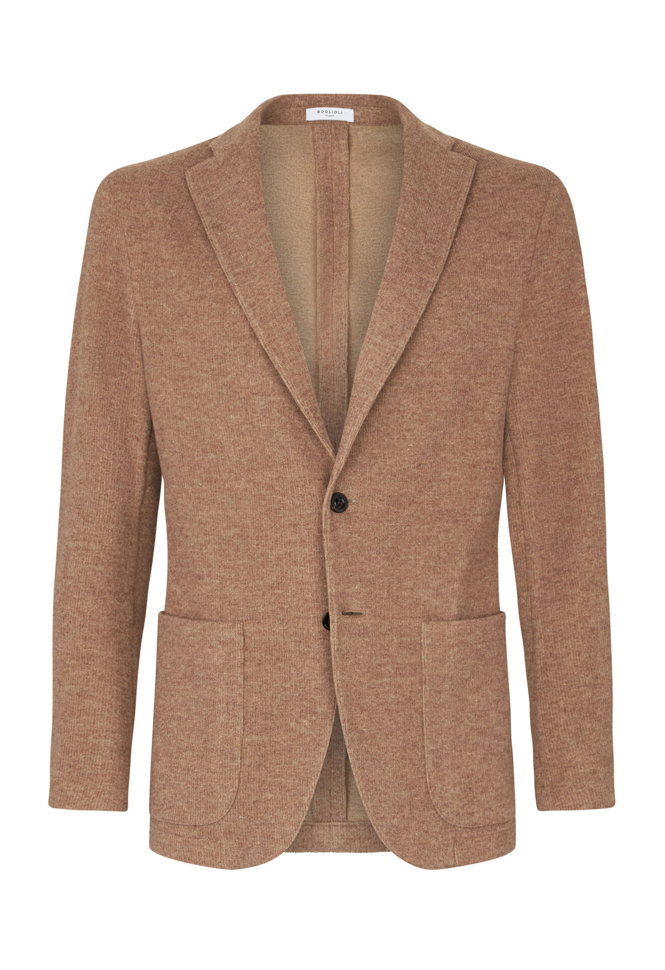 Boglioli Wool-blend jersey Jacket Beige OG0166BSC018001080280