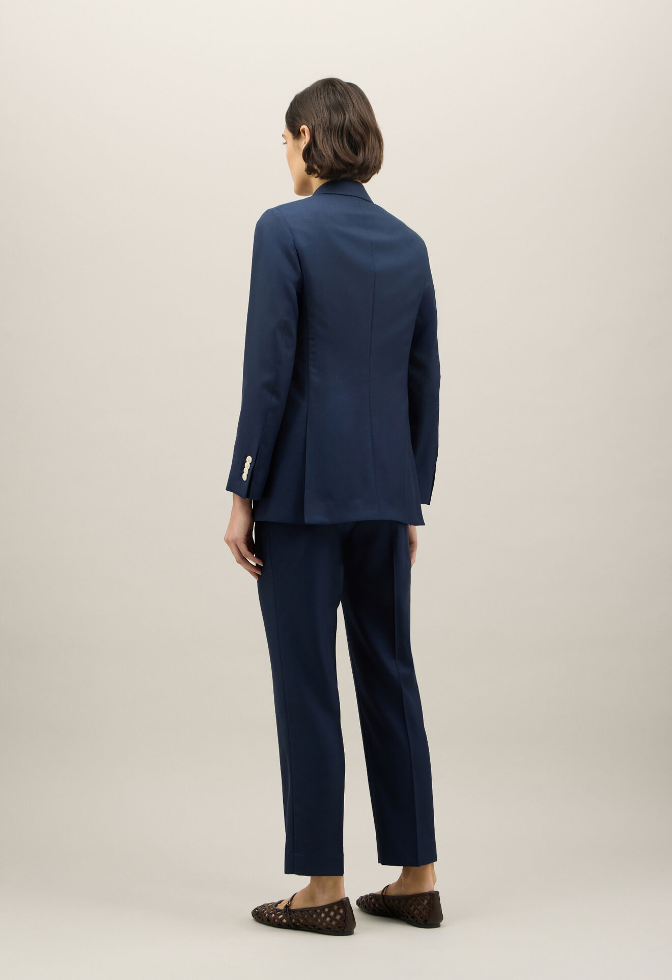 Boglioli Wool Twill Bianca Blazer Blue ZD0340SB5930002D60780