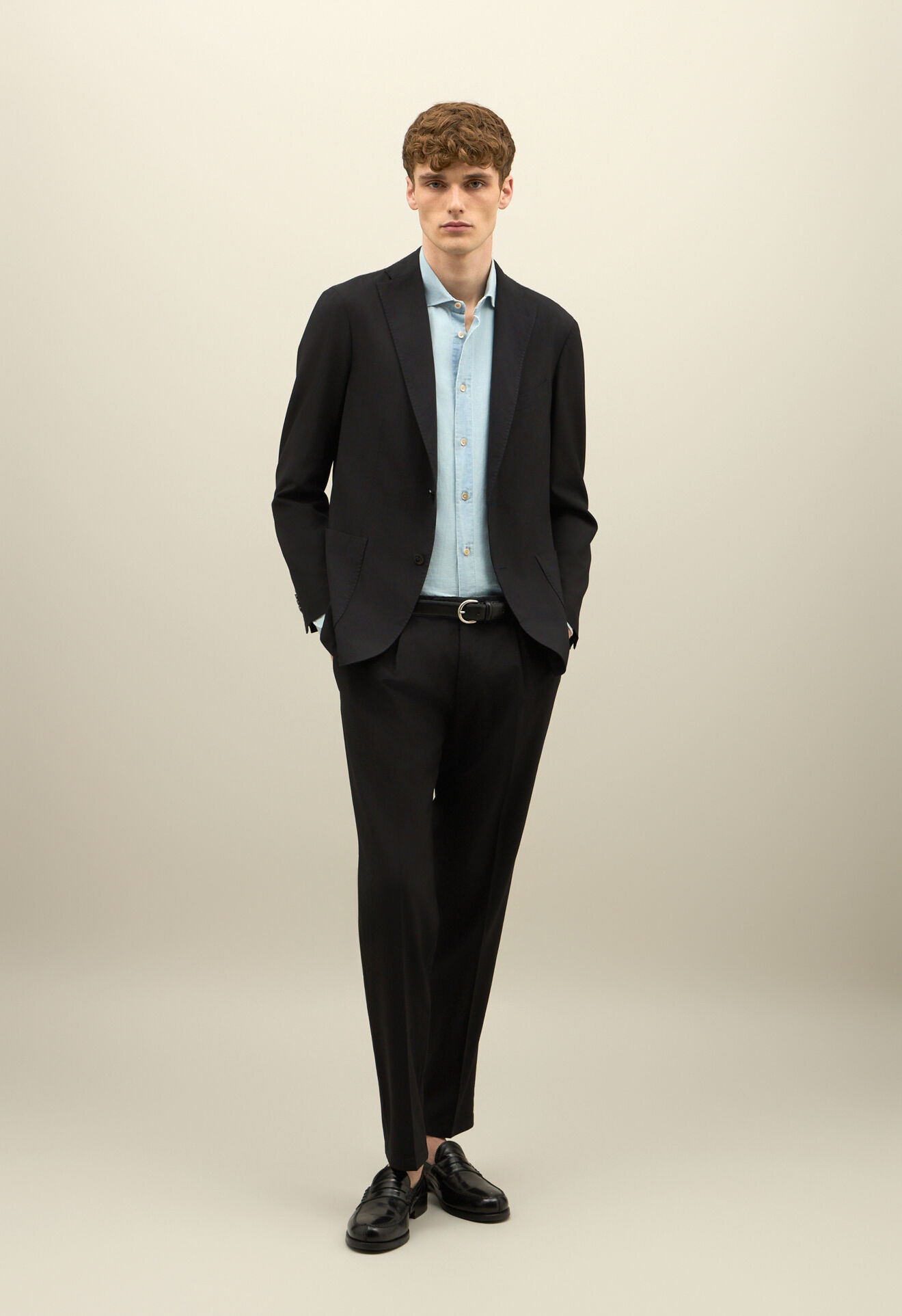 Boglioli K-Suit aus High-Performance-Wolle Blau N13H2JSB3448001796R0784