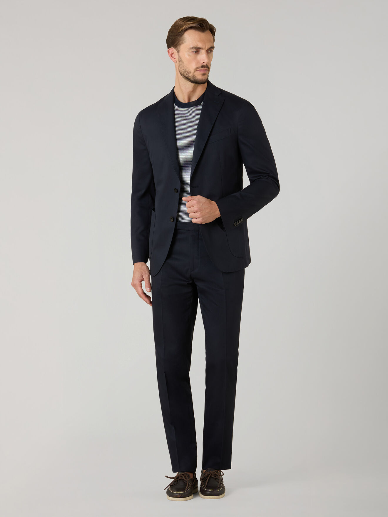 Boglioli Tencel Cotton Twill K-Suit Blue N13C2ESB6113001506R0790