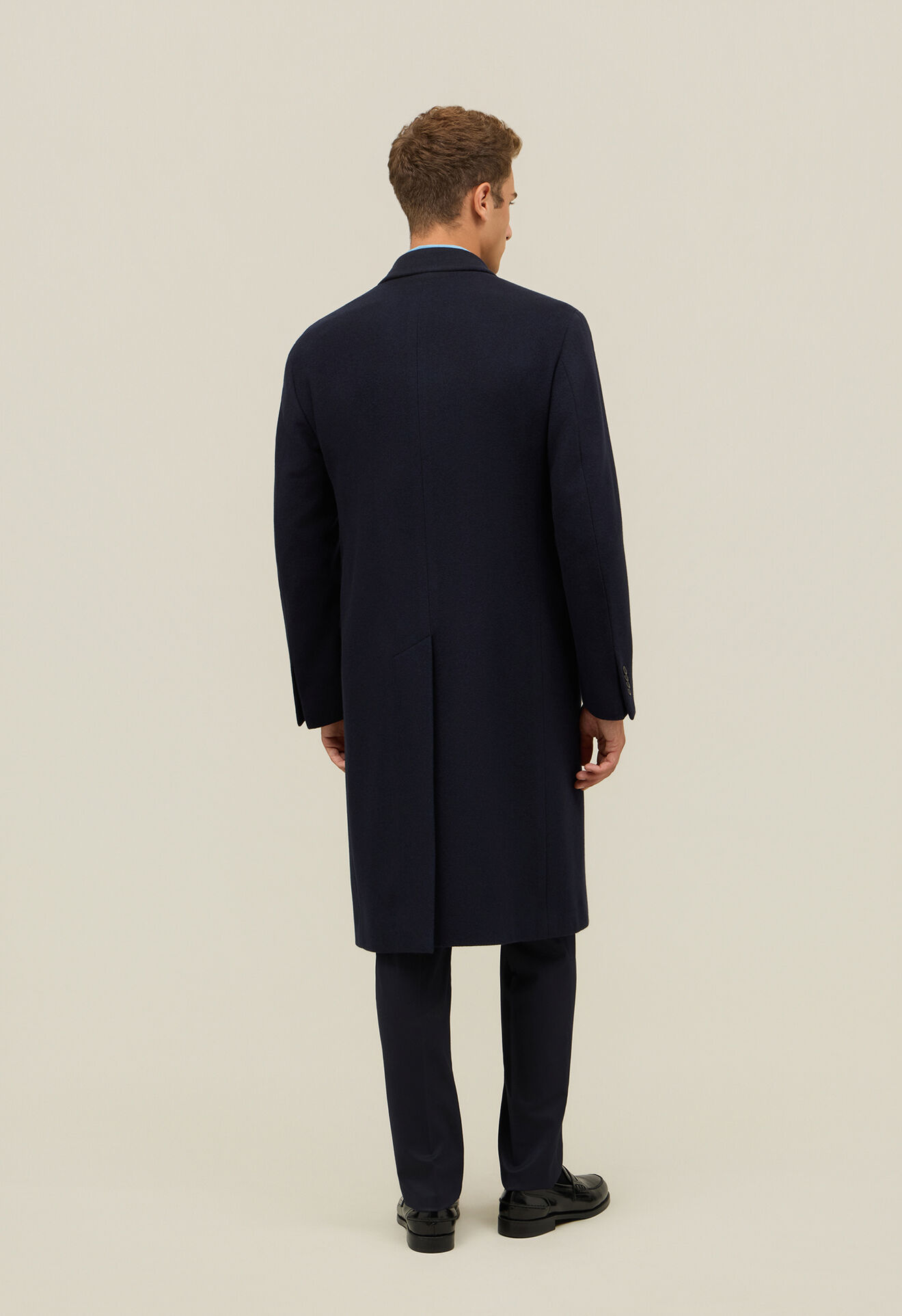 Boglioli Cashmere B-Line Coat Blue C40014FB4713001800790