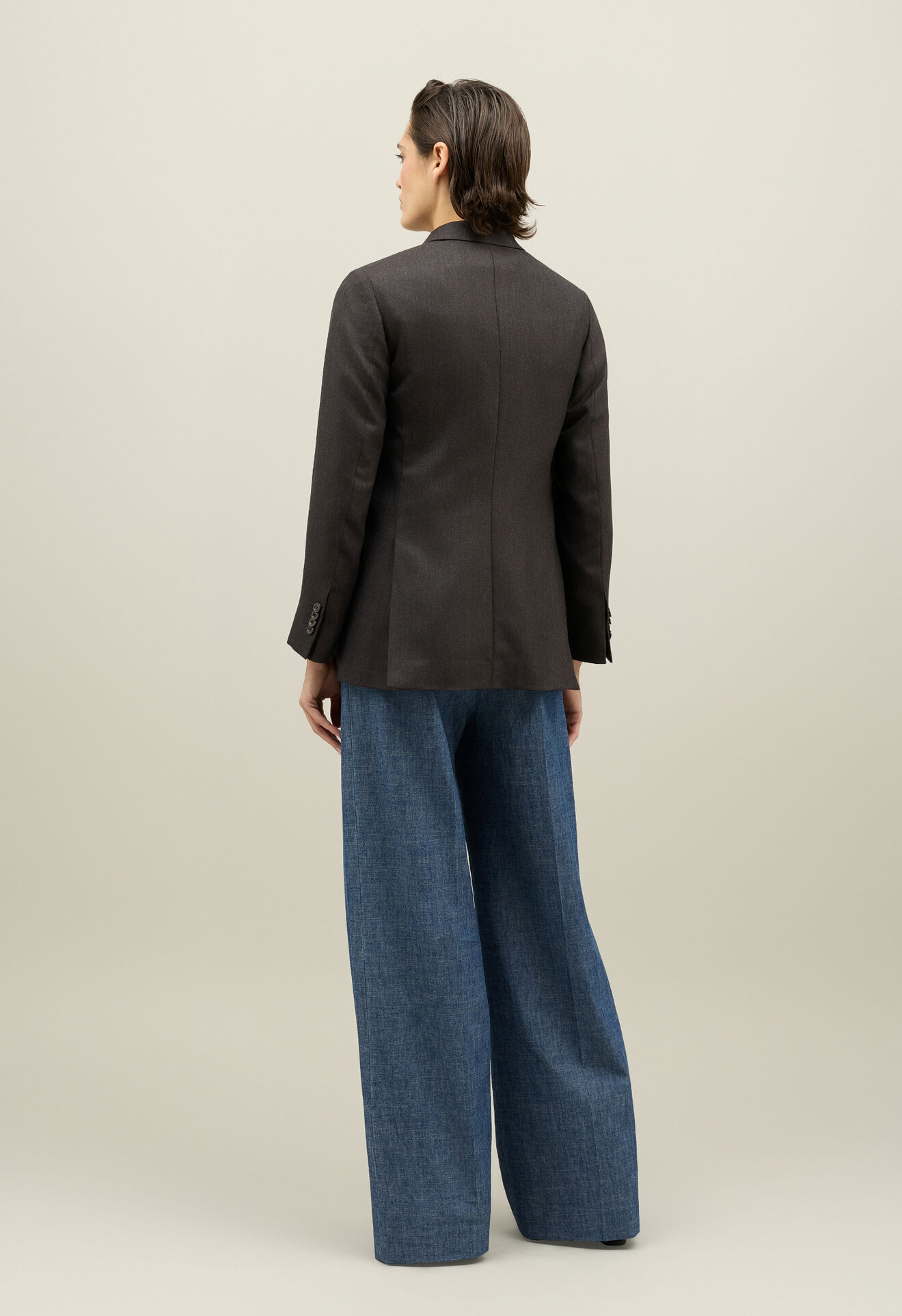 Boglioli Wool Hopsack Bianca Blazer Brown ZD0345FA0051002D60490