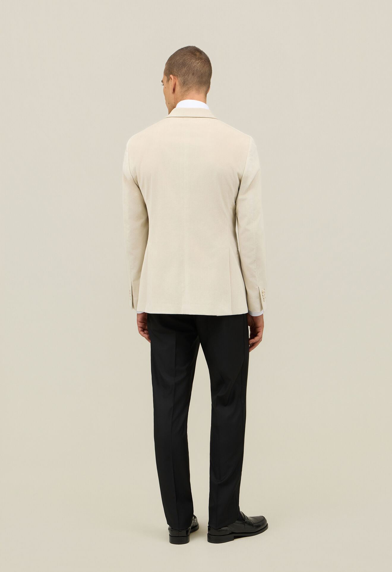 Boglioli Plain Velvet Milano Dinner Jacket Beige Y2702AFA003300176R0160