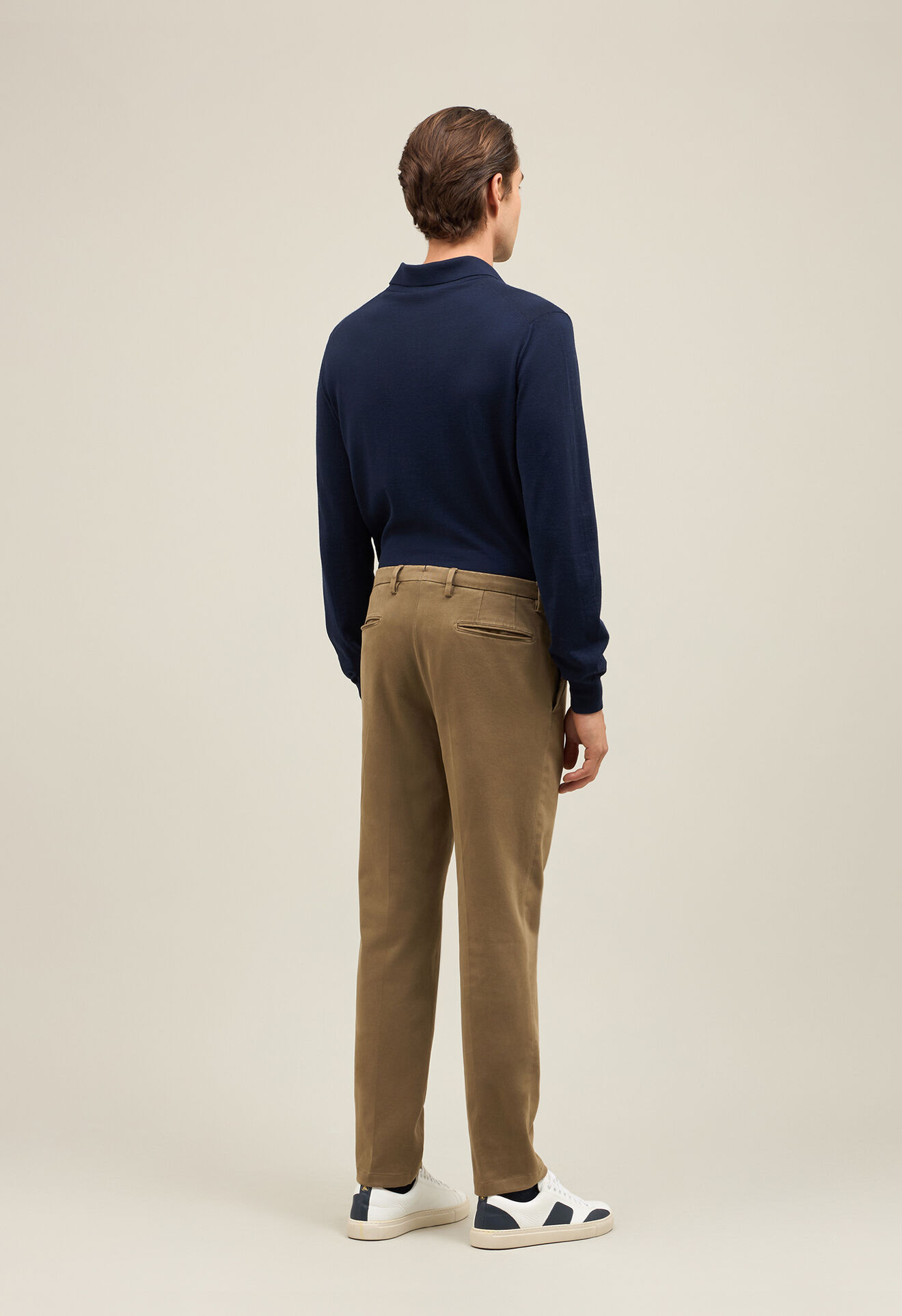 Boglioli Comfort Cotton slim Chinos Brown 80882QFA0422001086R0448