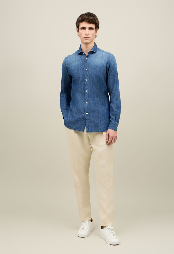 Boglioli Denim Shirt White 610LSB6855001320600