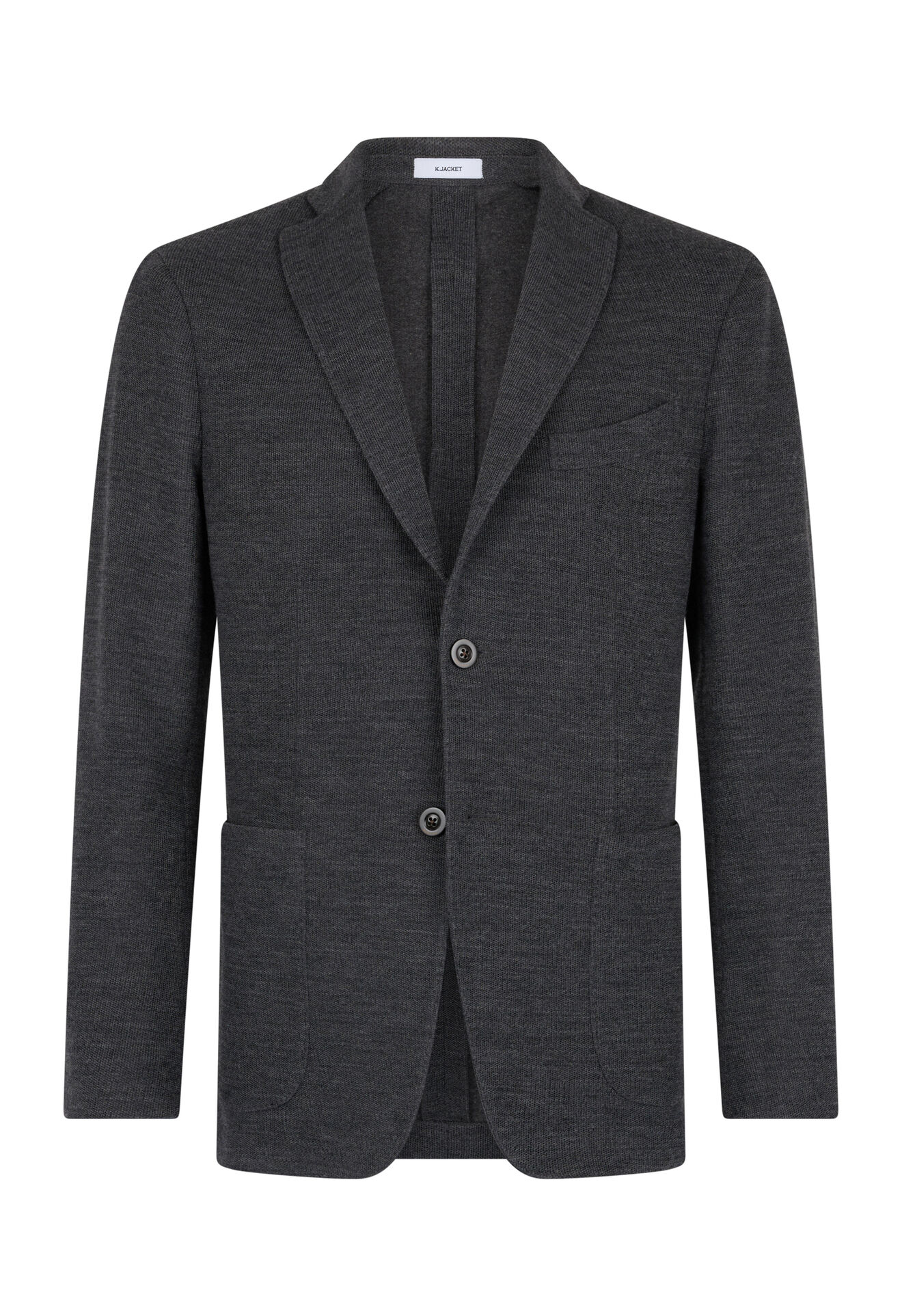 Knitted Jersey K-Jacket in Grey: Luxury Italian Jackets for Men  