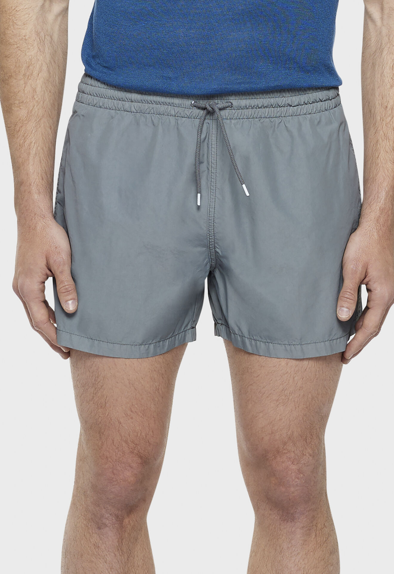 Boglioli Dark white techincal bermuda swimsuit White 80809TBVC702000810814