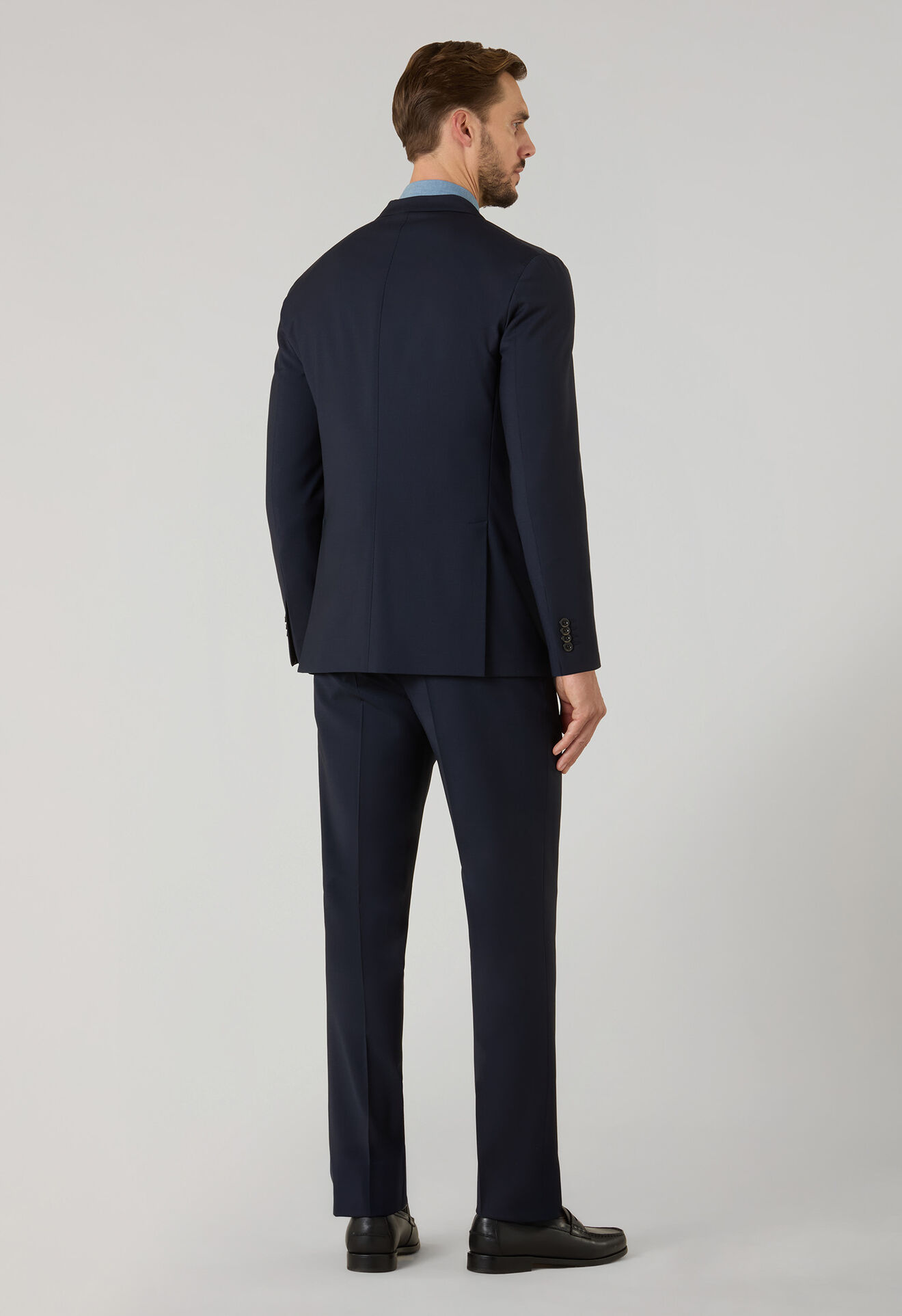 Boglioli Stretch Wool K-Suit Blue N12C2ESB5109001506R0780