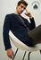 Boglioli Zweireihige Jacke aus Jersey-Wollmischgewebe Blau OG0167BSC018001080790