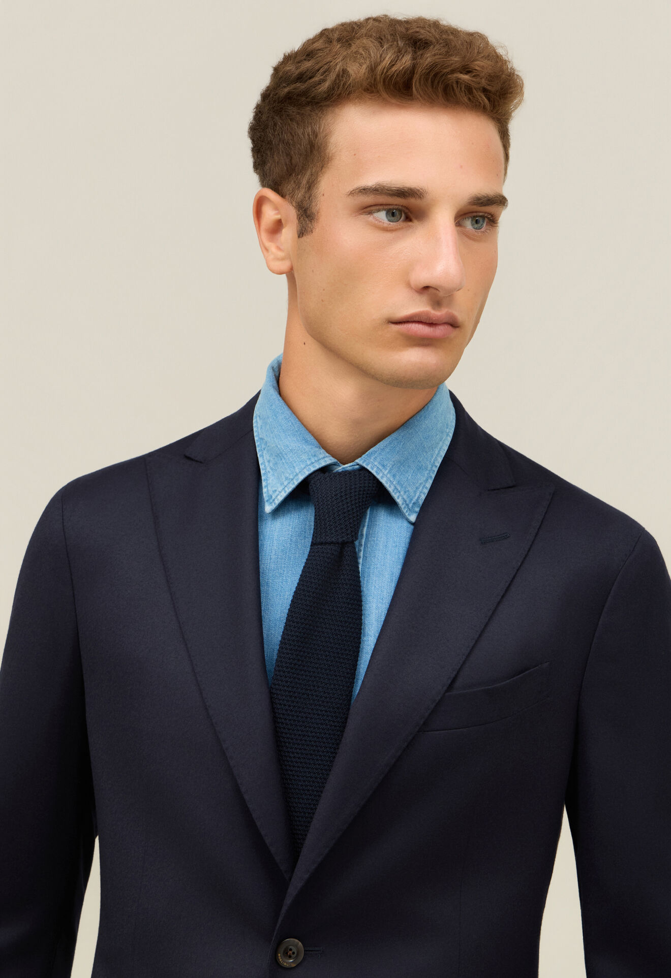 Boglioli 14-Micron Wool Silk K-Suit Blue N63H2EFB3113001506R0790