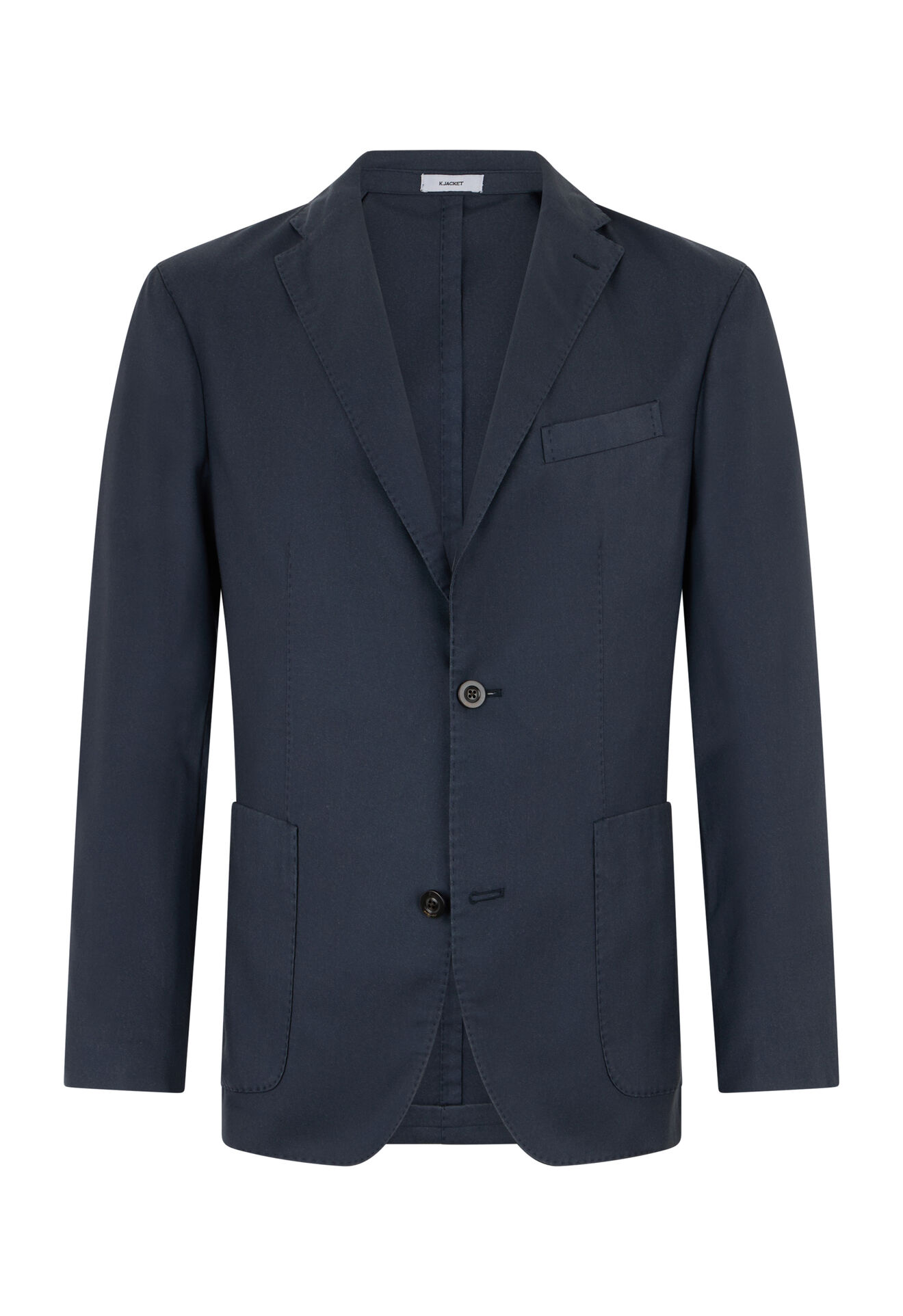 Boglioli Stückgefärbte K-Jacket aus Kaschmir-Seide Blau N1302JSA001700150R0784