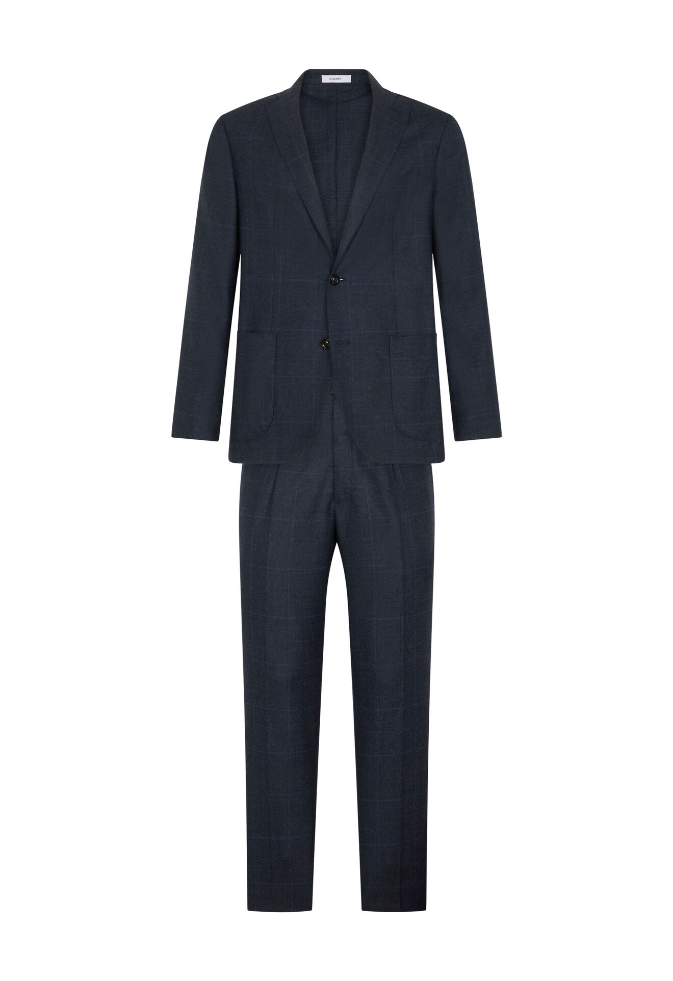 Boglioli Prince of Wales Light Flannel K-Suit Blue N13H2EFB5102001506R0790