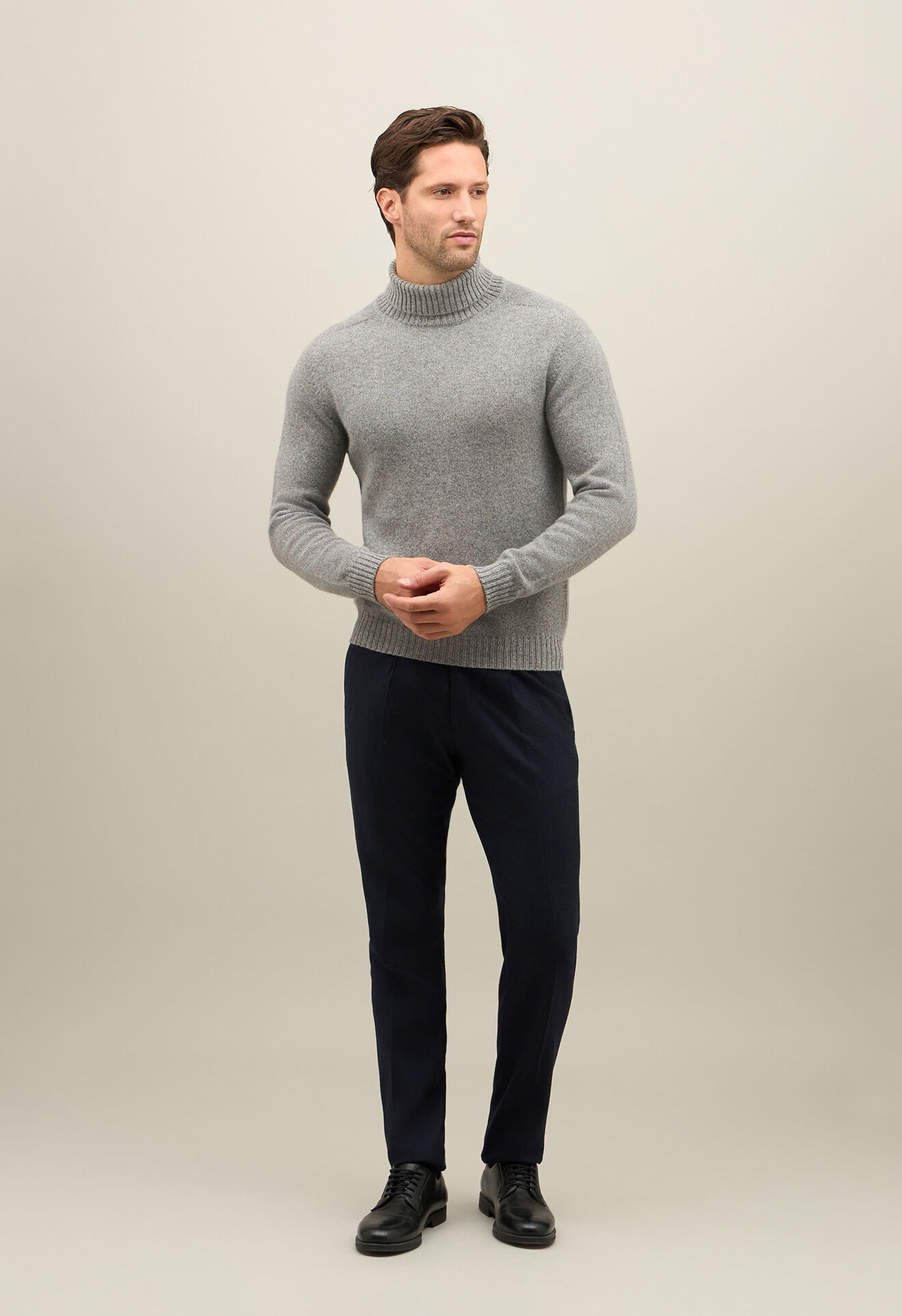 Boglioli Coccola Cashmere Turtleneck Grey 91564FB1814001080830