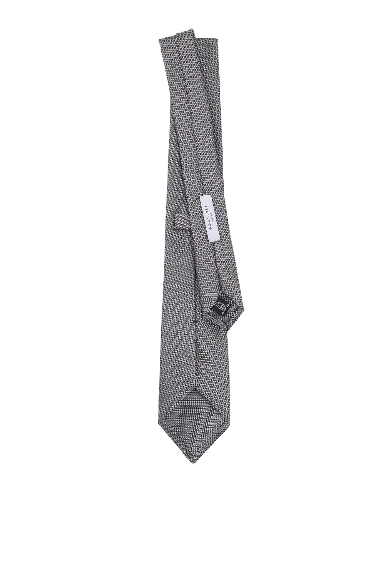 Boglioli Cravatta in seta Grigio 40487FB3901001080840