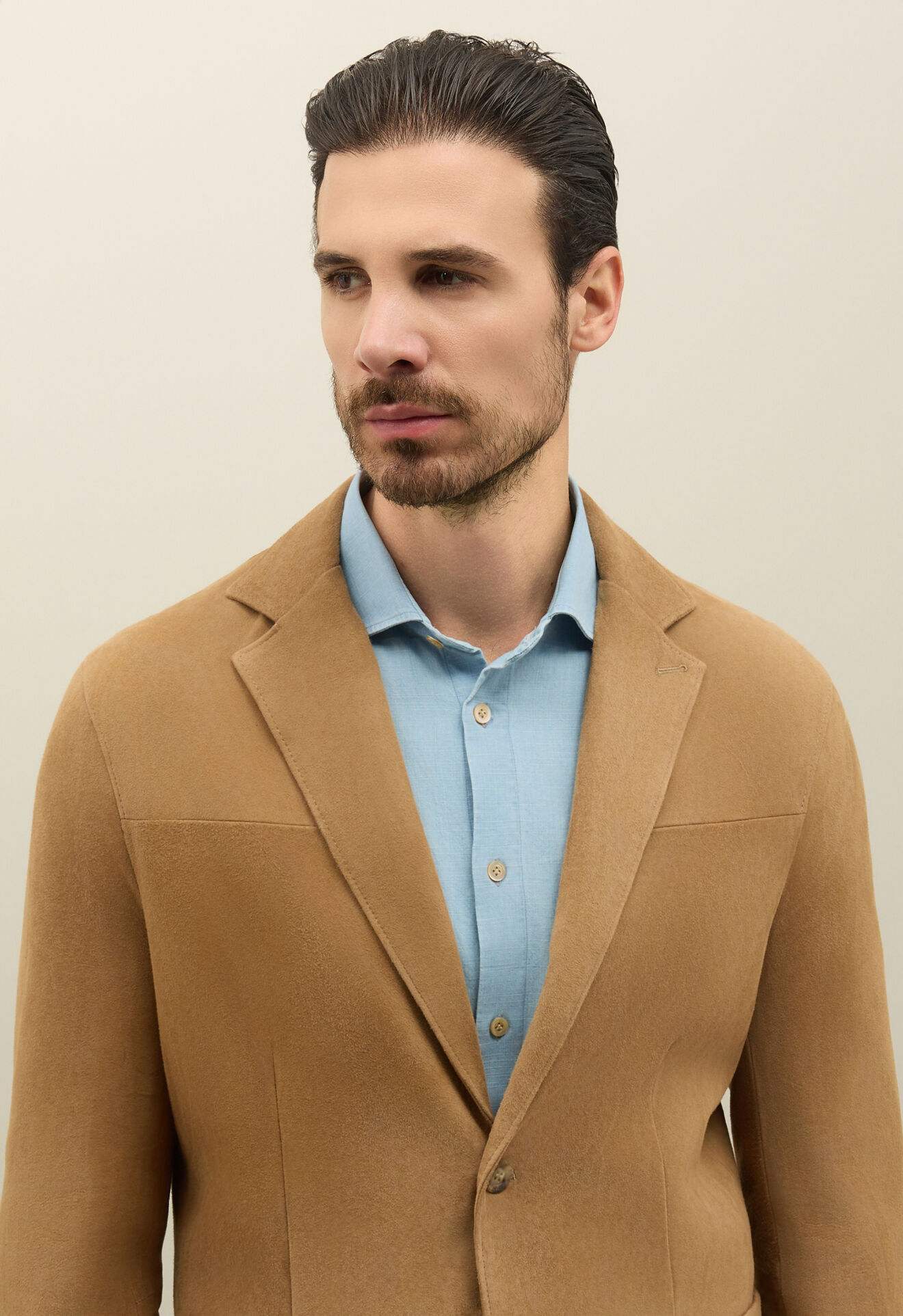 Boglioli Veloursleder-Jacke Braun OCP504SB5901001800350