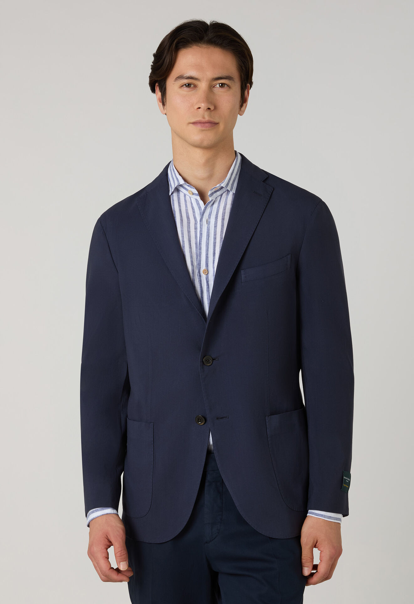 Boglioli High Performance Wool K-Jacket Blue N1302JSB344800138R0784