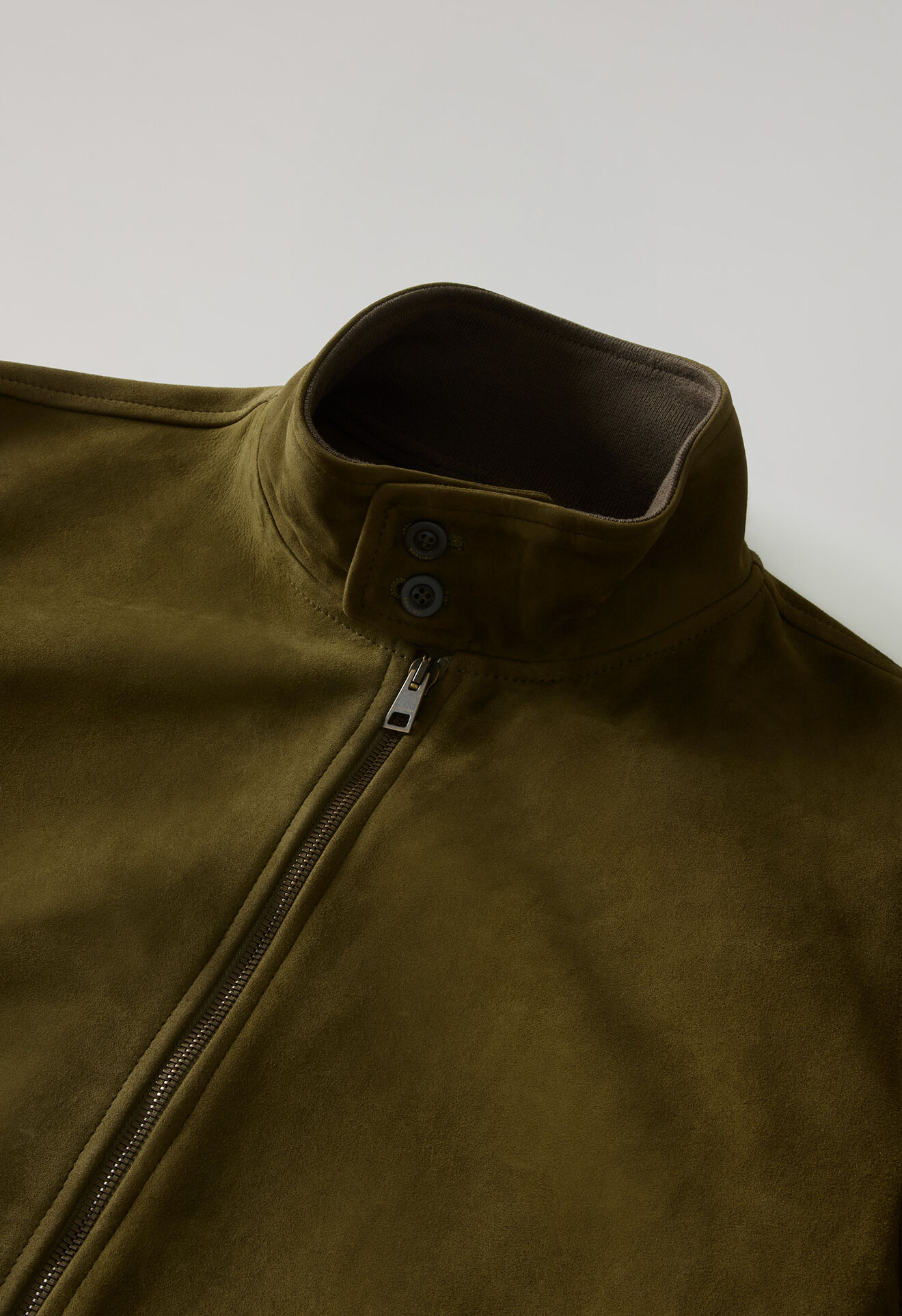 Boglioli Suede Bomber Dark Khaki OCP503SB5901001800560