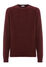 Boglioli Wool and cashmere crewneck sweater Bordeaux 91445FB2805001080960