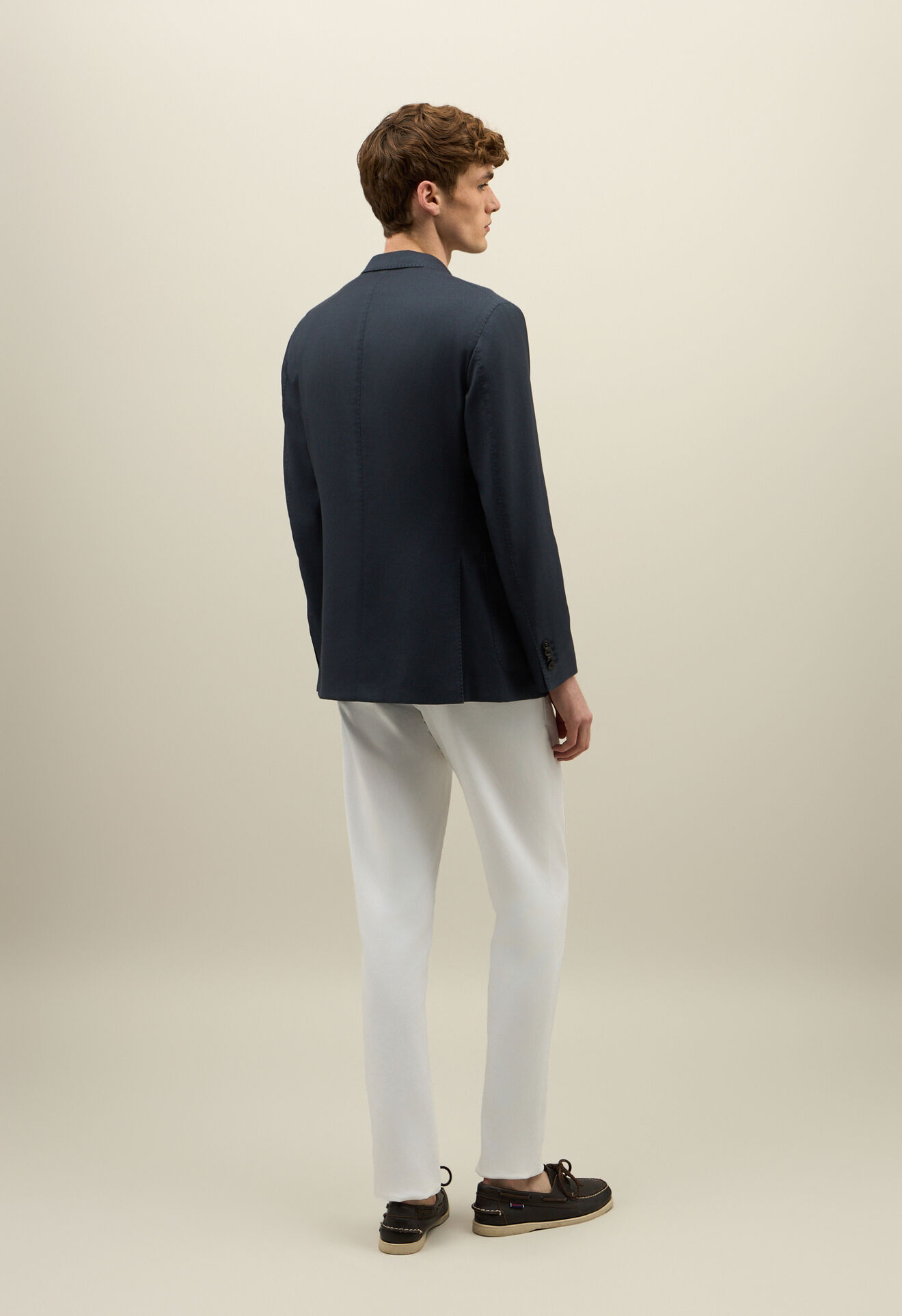 Boglioli Stückgefärbte K-Jacket aus Kaschmir-Seide Blau N1302JSA001700150R0784