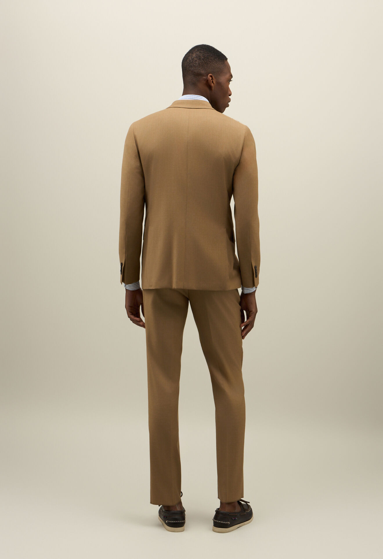 Boglioli Anzug B-Line aus Woll-Canvas Braun J42H2BSB4122001696R0440