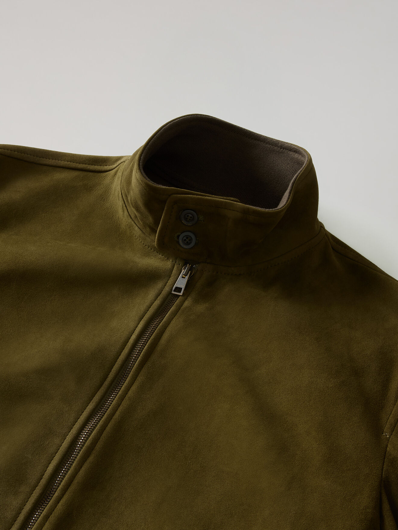 Boglioli Suede Bomber Dark Khaki OCP503SB5901001800560