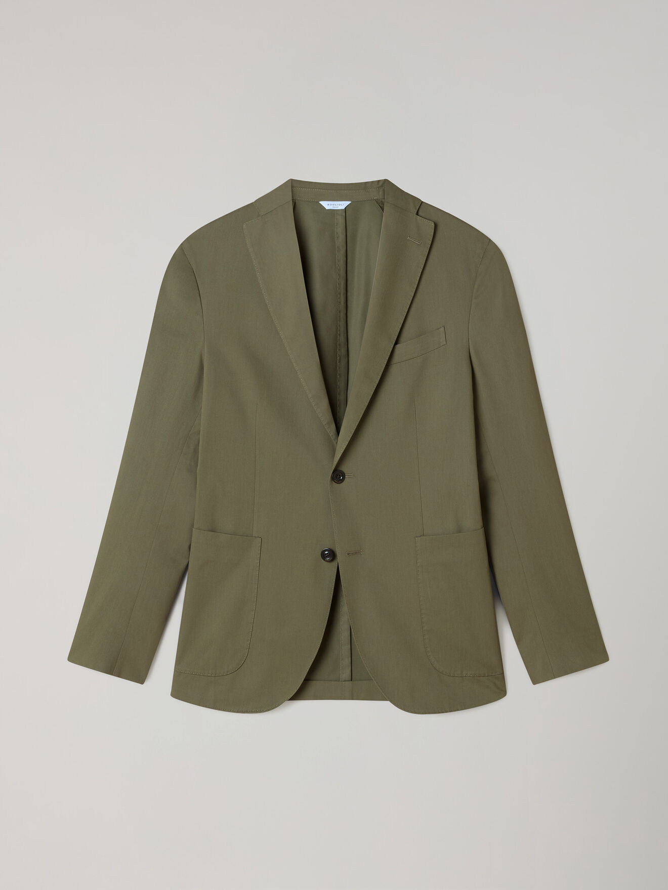 Boglioli Tencel Cotton Twill K-Suit Green N13C2ESB6113001506R0560