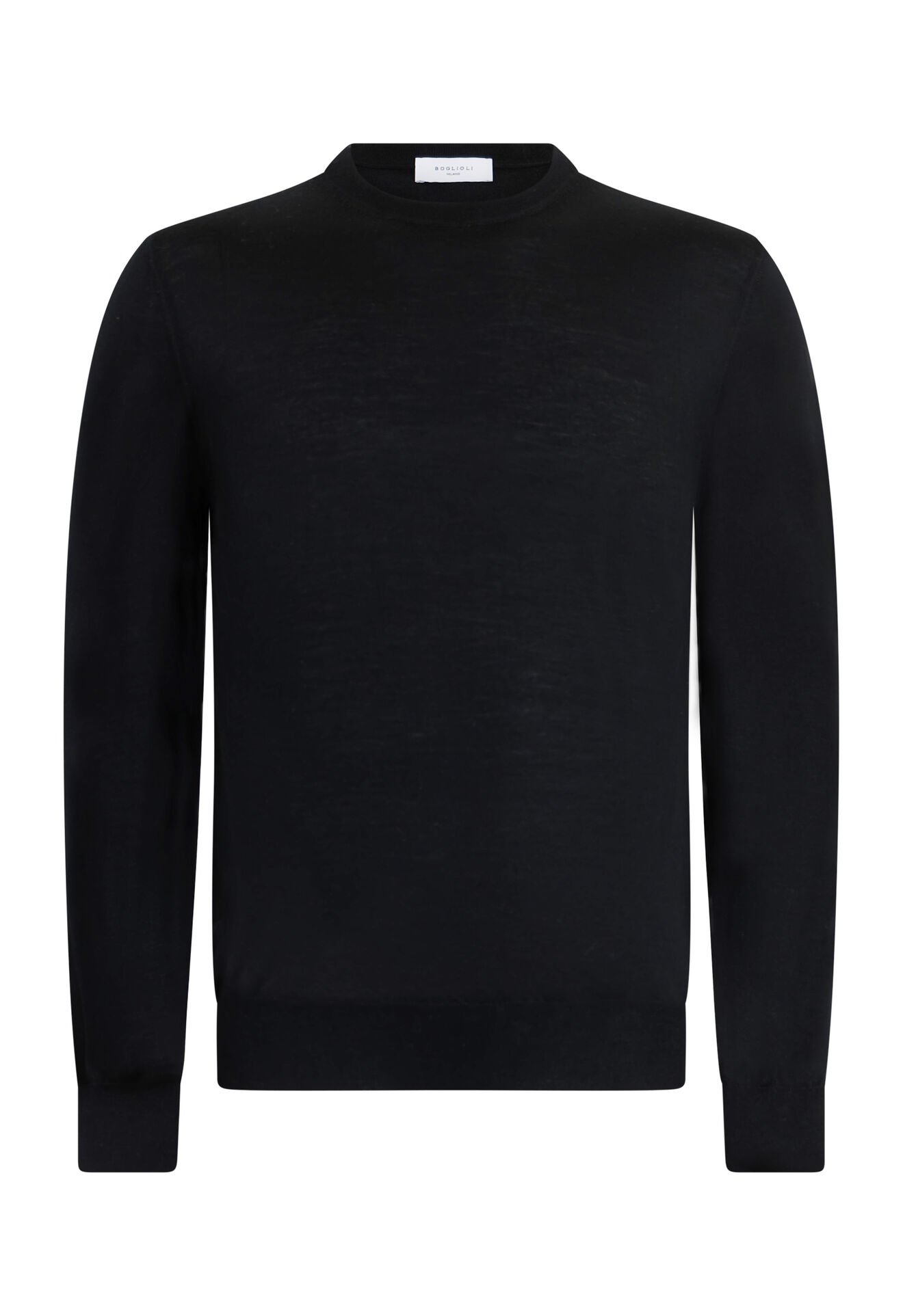 Boglioli Wool Crewneck Black 91391FB5806001080990