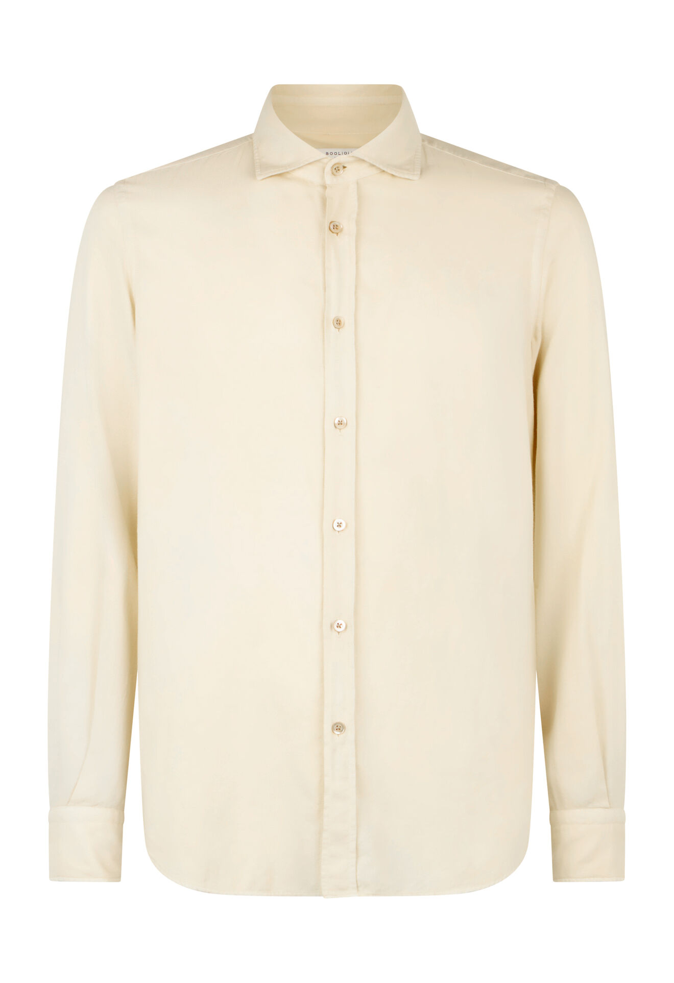Boglioli Garment Dyed Vaiella Shirt White 610TFA0851001080107