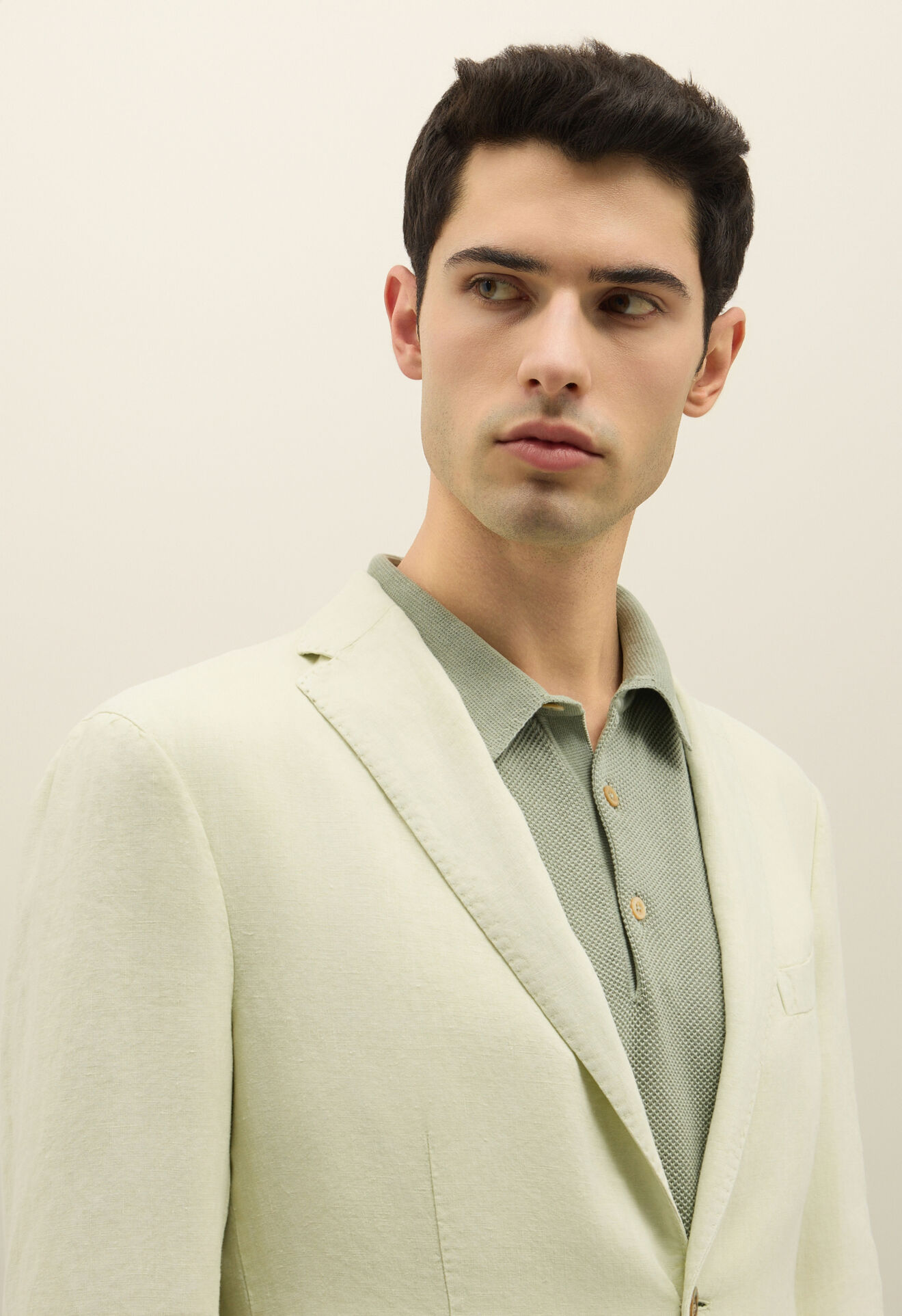 Boglioli Tinto Terra linen K-Suit Light Pastel Green N13D2QSB5426001506RT503