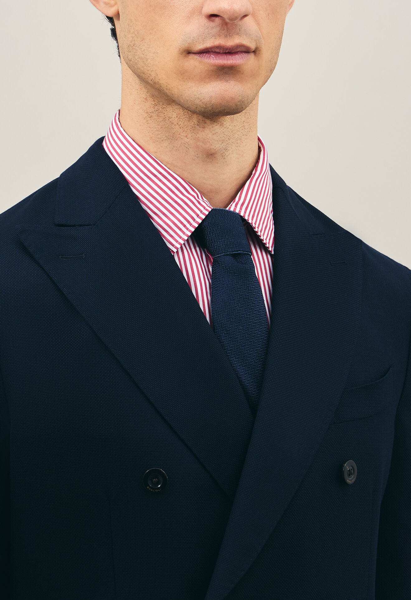 Boglioli Double-faced tie Blue 40488FB3902001080780