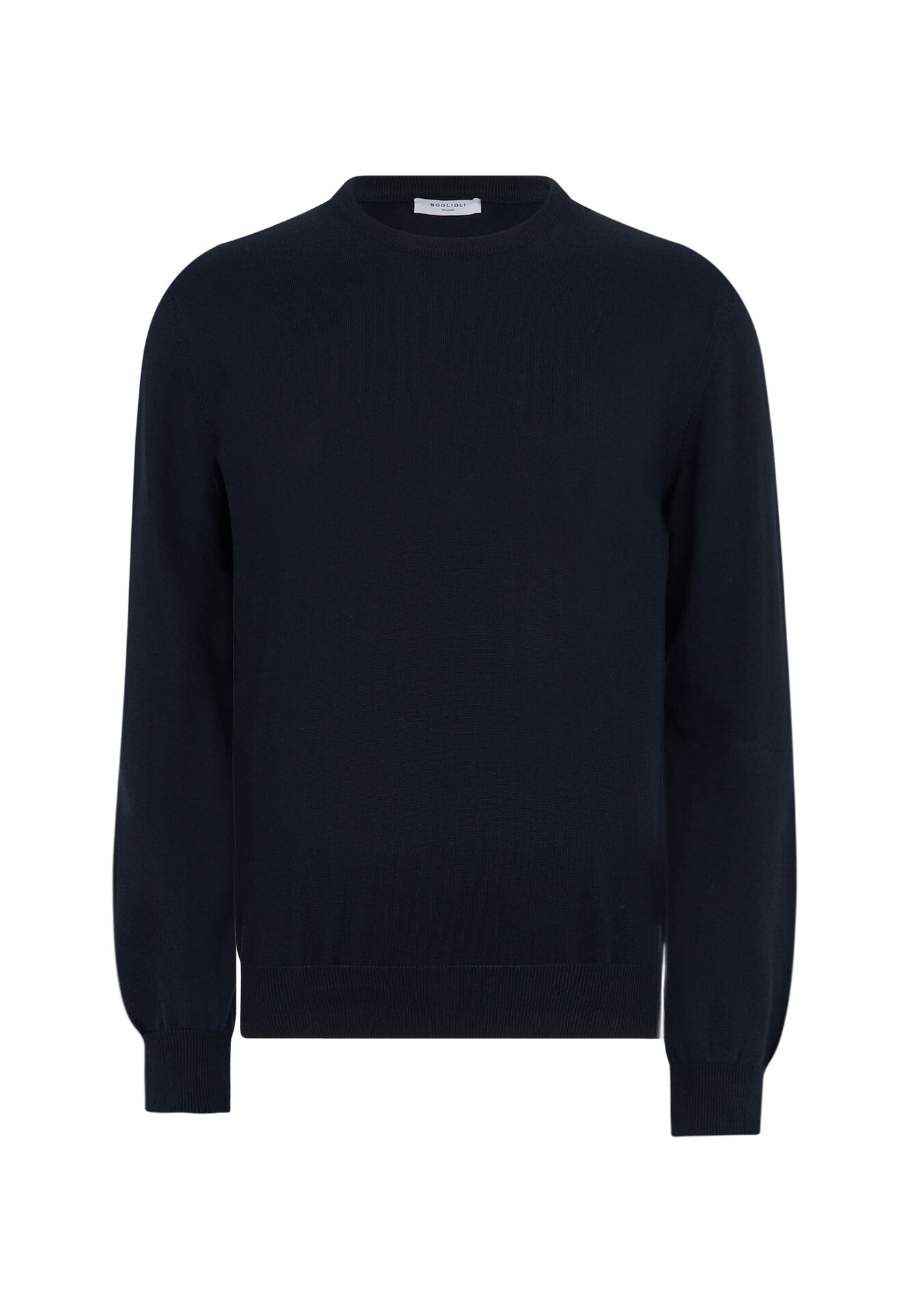 Boglioli Cotton Crewneck Blue 91391SB5812001080780