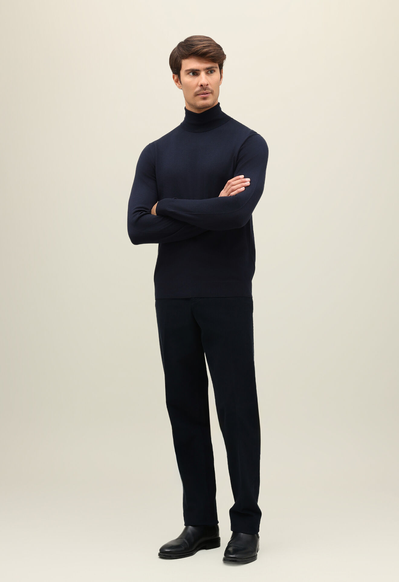 Boglioli Cashmere Turtleneck Blue 91420FB2816001080790