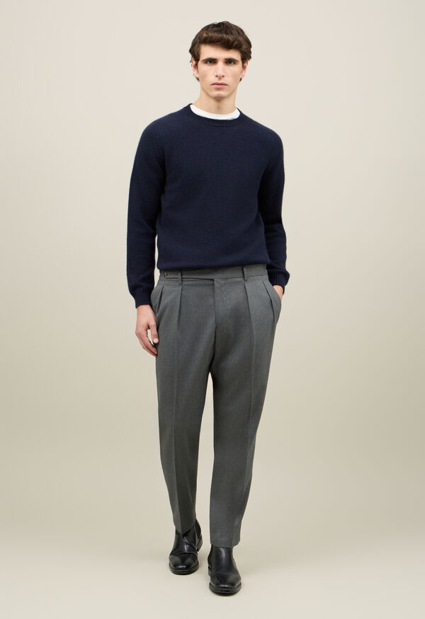 Boglioli Stretch Wool Mario Trousers Grey 89898FB5109001080860