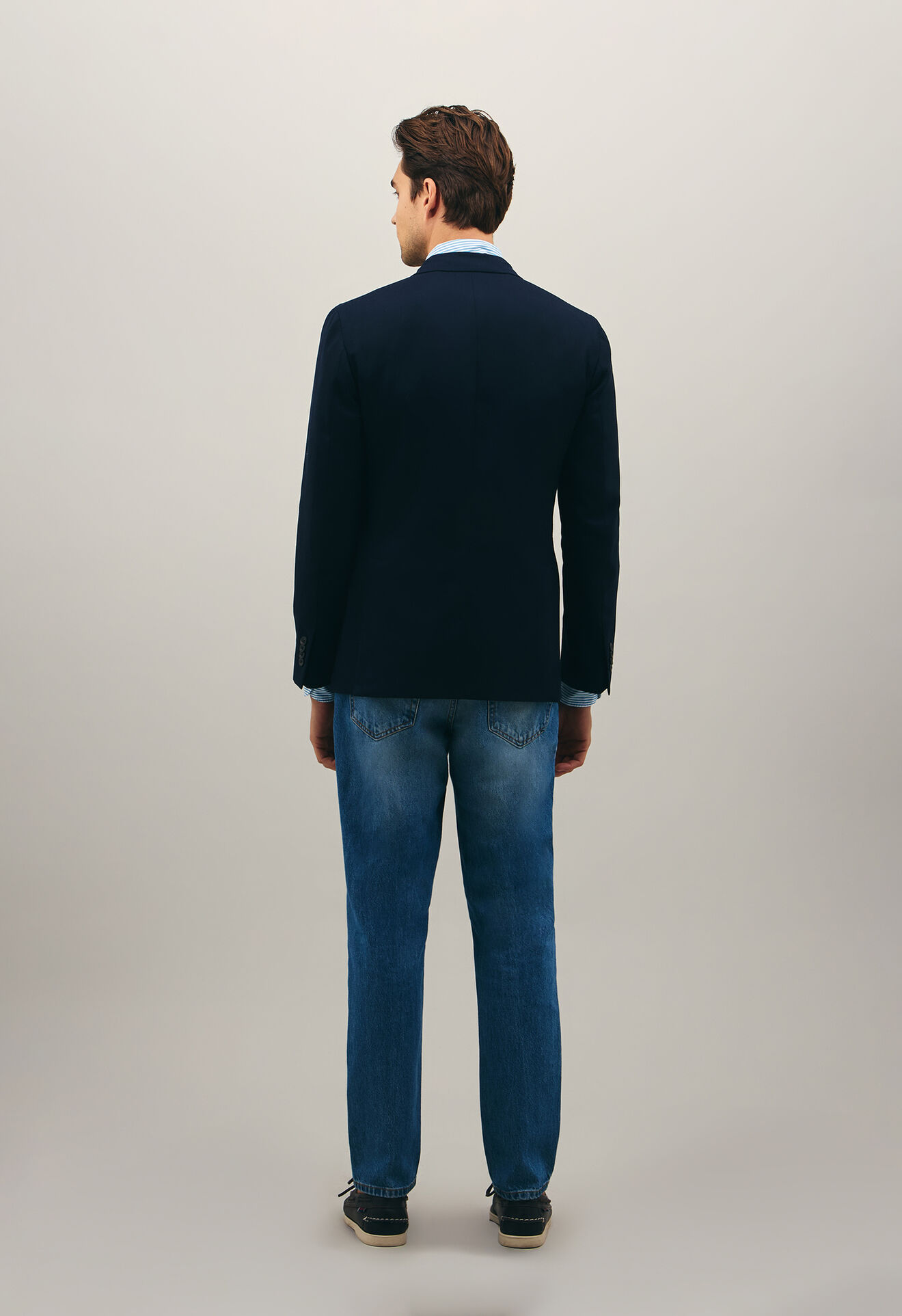 Boglioli Light Wool Honeycomb double-breasted K-Jacket Blue N4302ESA053400150R0780