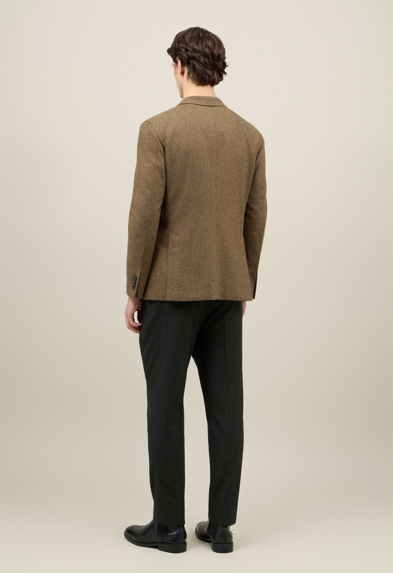 Boglioli Wool Flannel Windsor Jacket Brown G1402EWFA003000109R0430