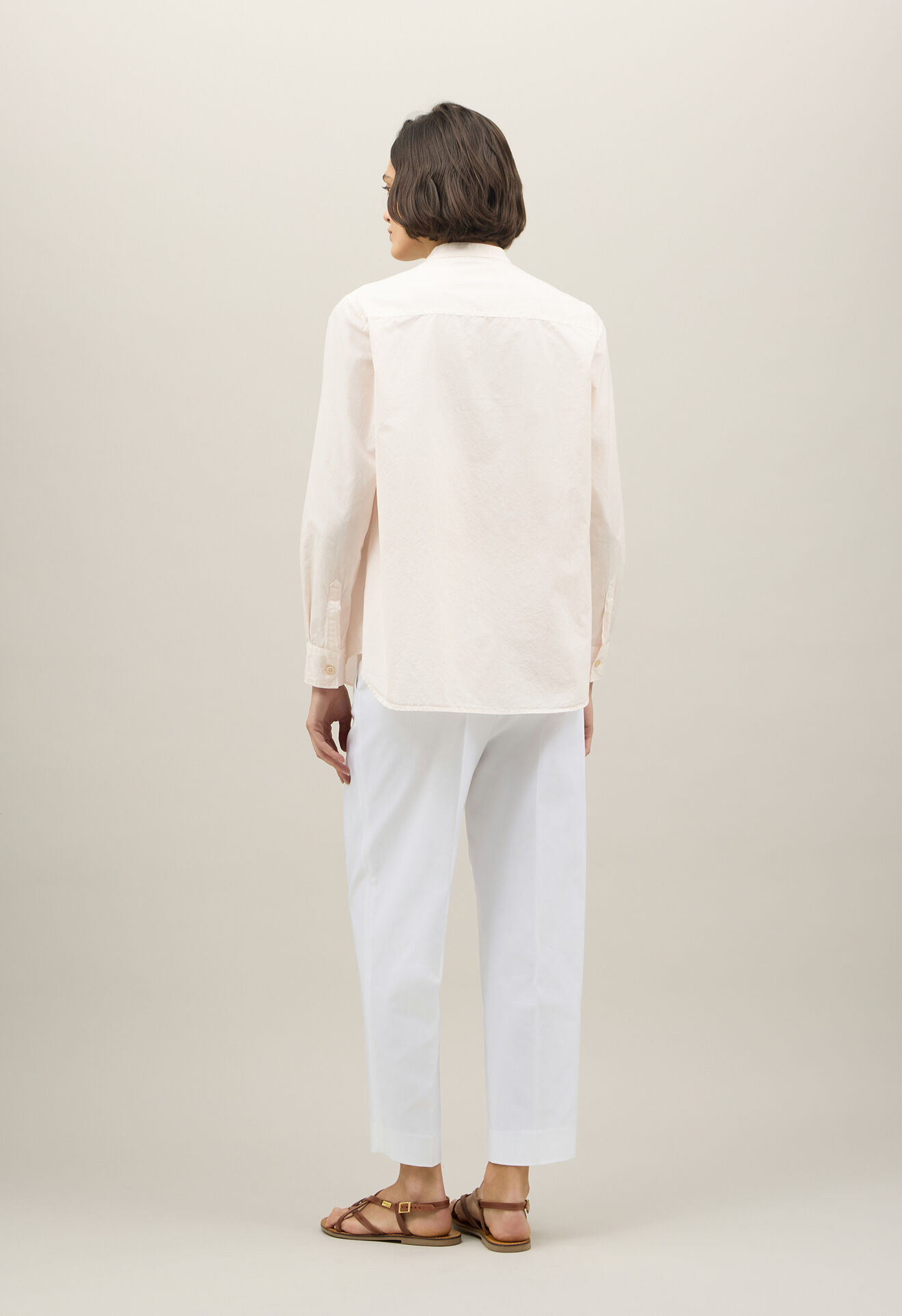 Boglioli Cotton Popeline Guru Shirt Pastel Pink 55048TSB5942002150931