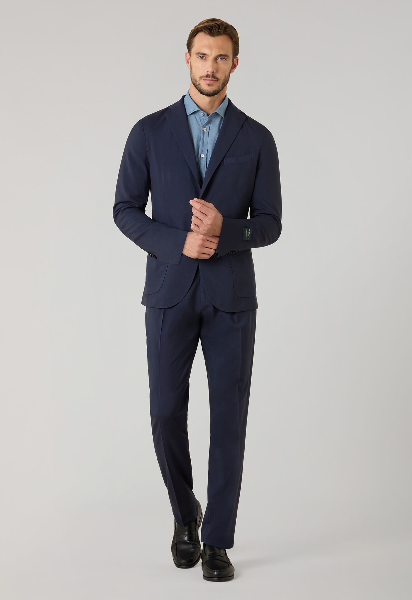 Boglioli High Performance Wool K-Suit Blue N13H2JSB3448001386R0784