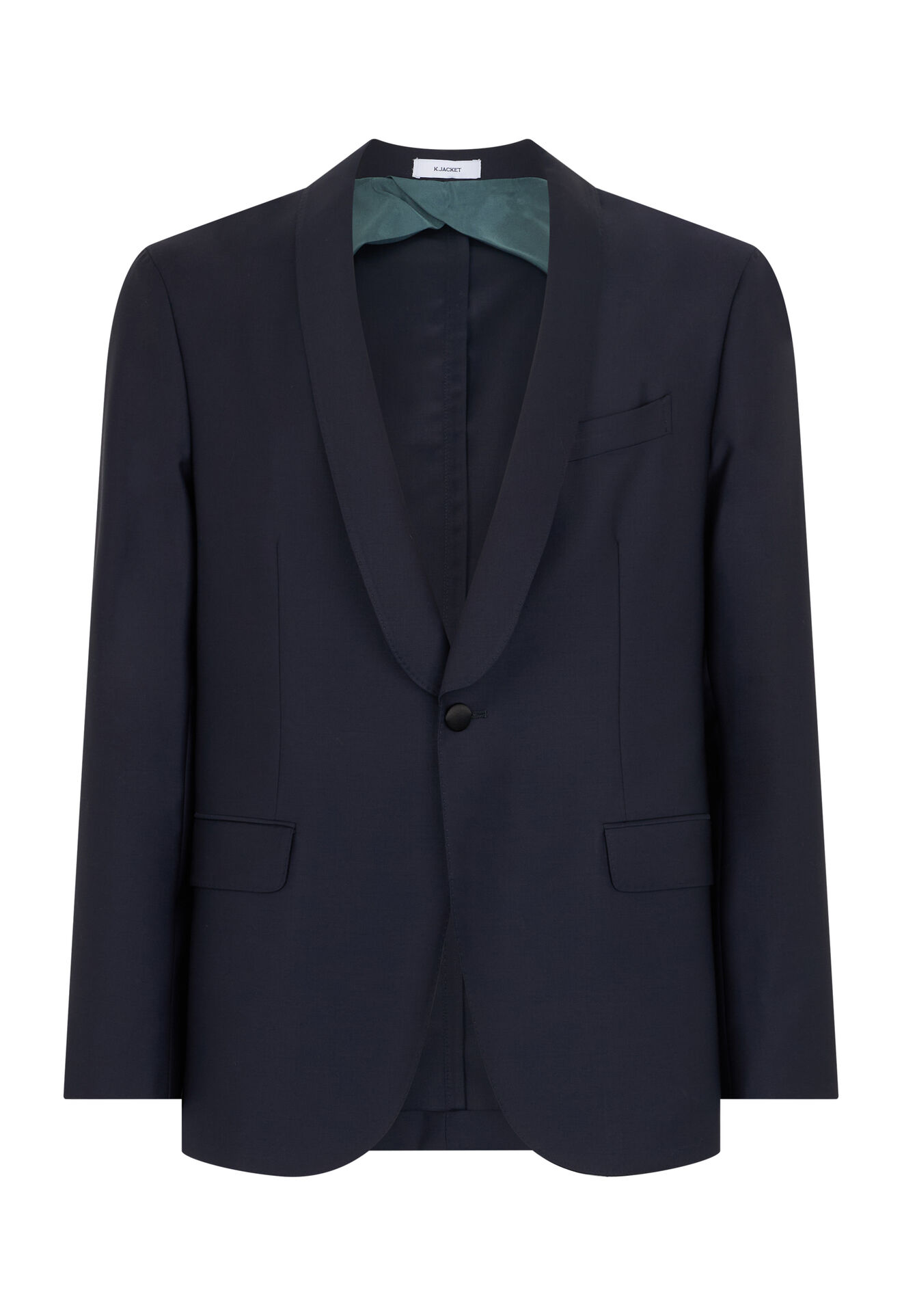 Boglioli Wool Satin Evening K-Jacket Blue N8202BSA000100150R0790