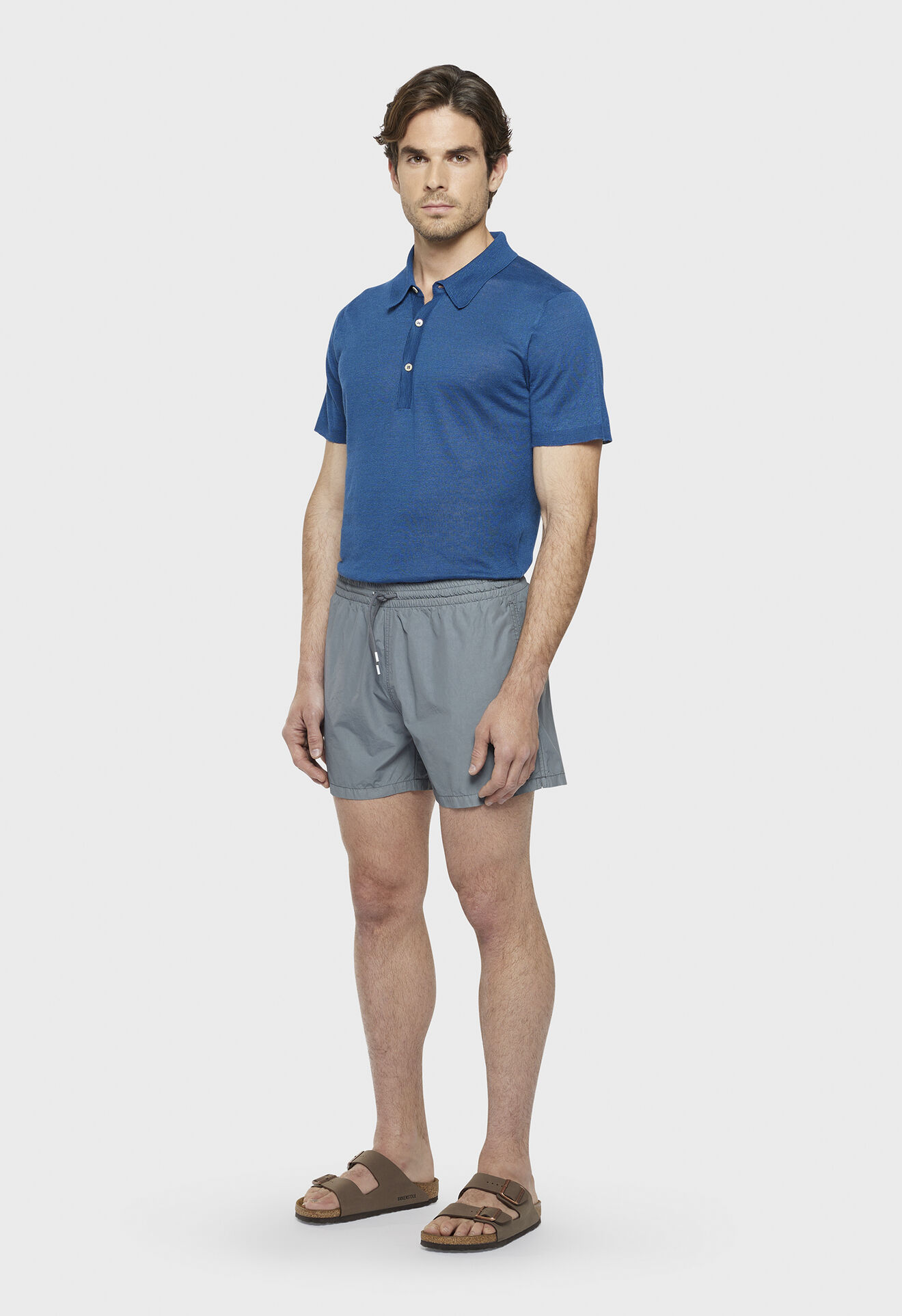 Boglioli Dark white techincal bermuda swimsuit White 80809TBVC702000810814