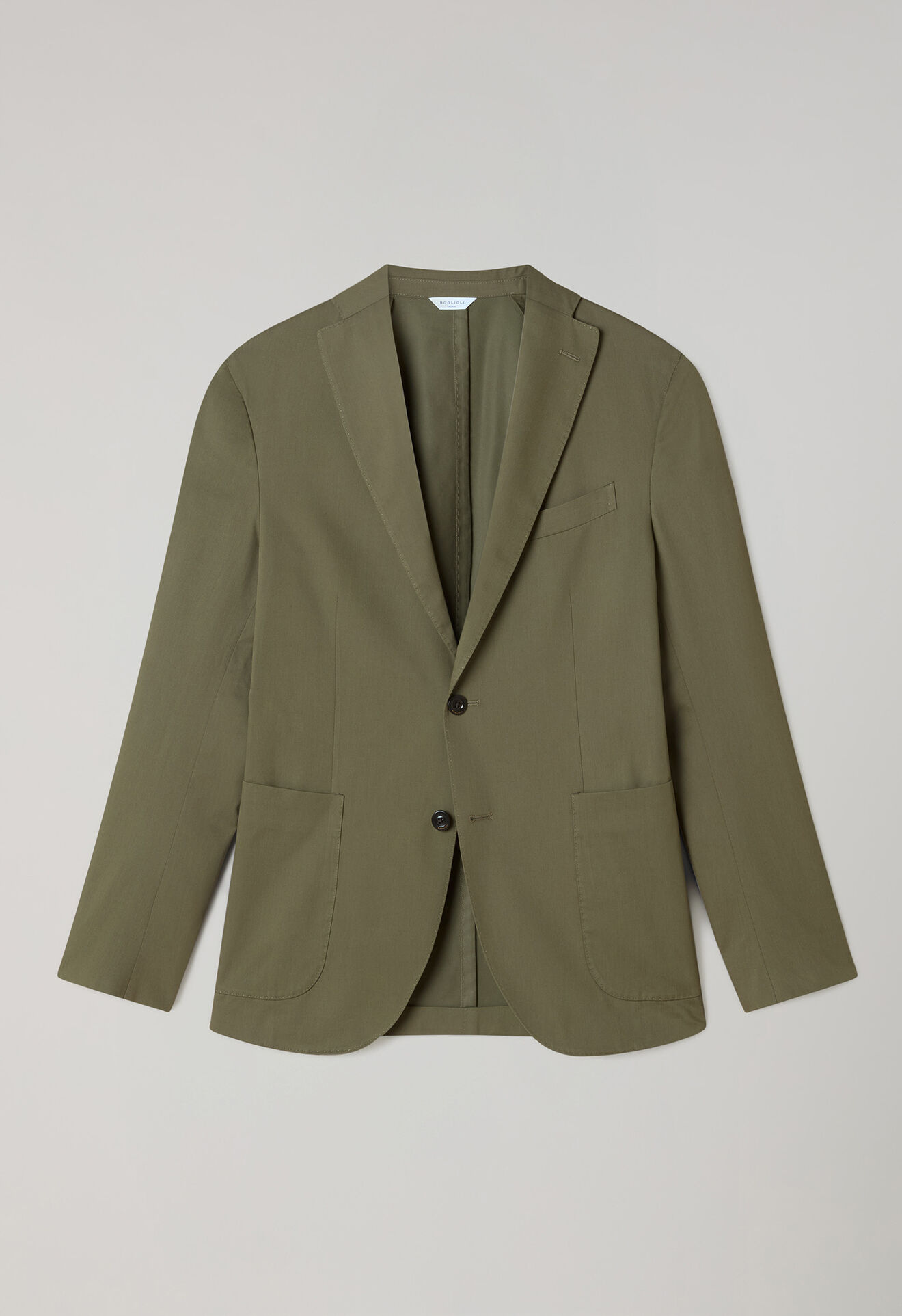 Boglioli Tencel Cotton Twill K-Suit Green N13C2ESB6113001506R0560