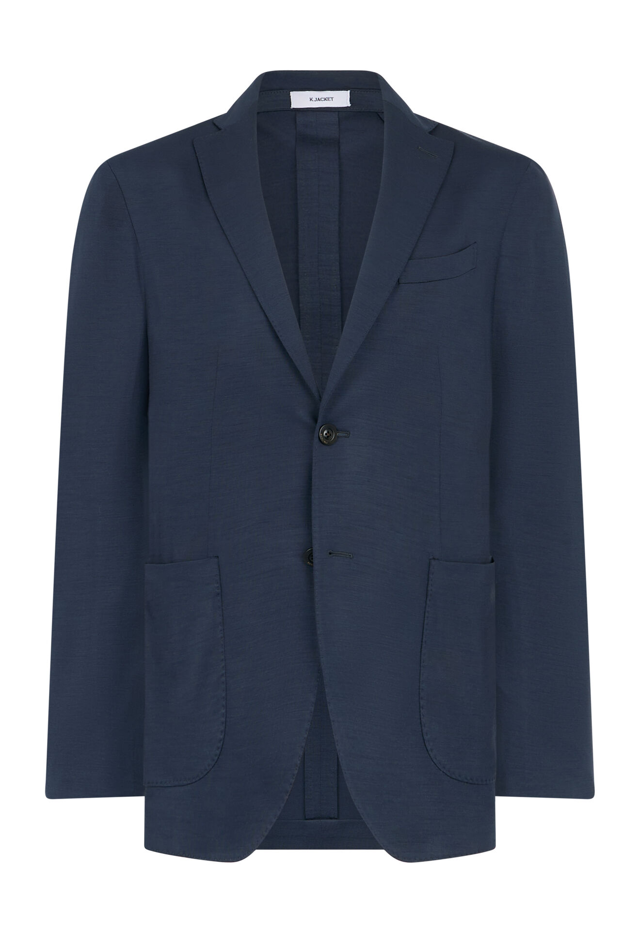 Boglioli K-Jacket aus leichtem Wolljersey Blau N1302ESB470100150R0780