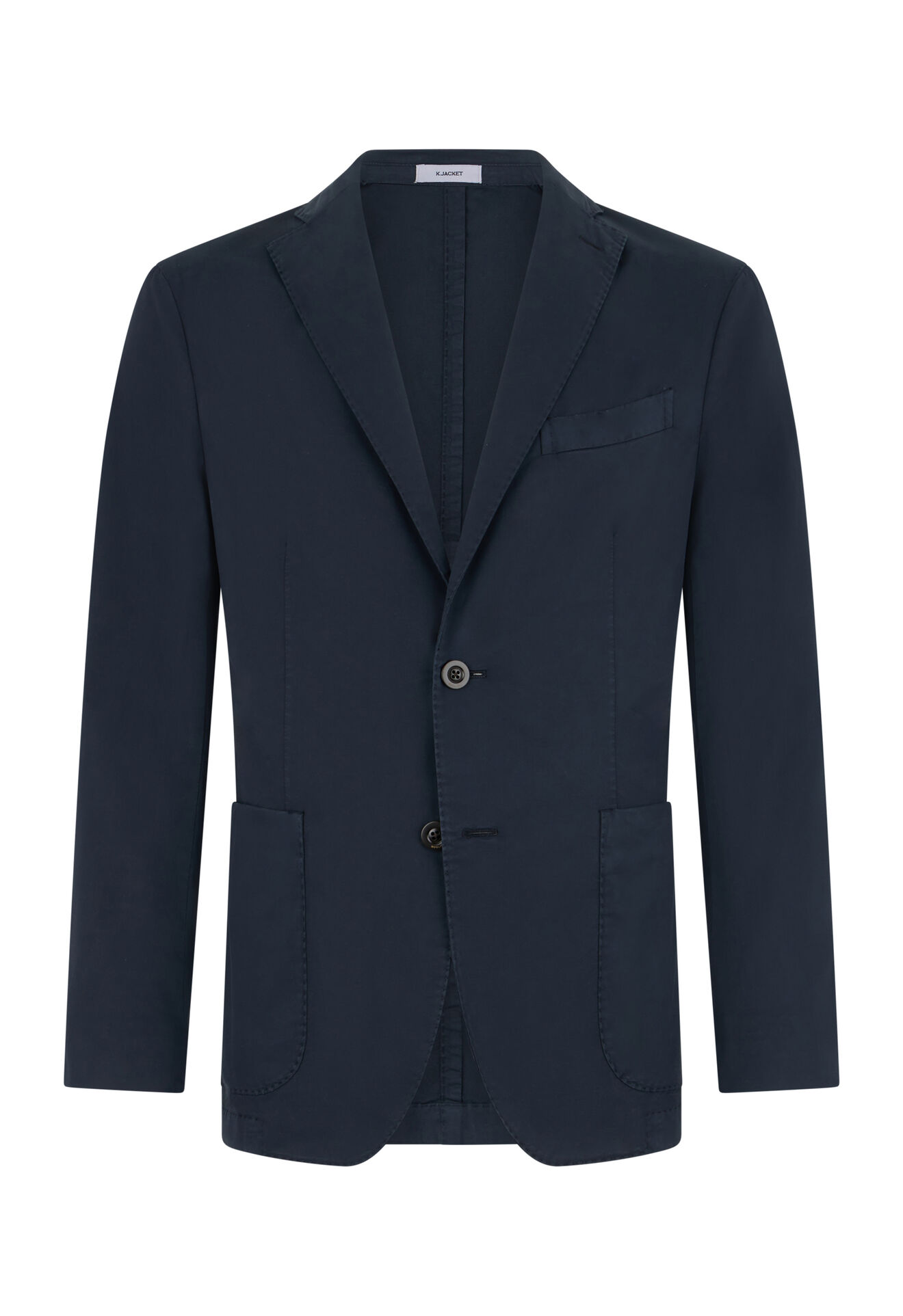 Boglioli Garment Dyed Cotton K-Jacket Blue N1302QSB542400150R0784