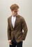 Boglioli K-Jacket in lana High Performance principe di Galles Beige scuro N1302JSB440200179R0331
