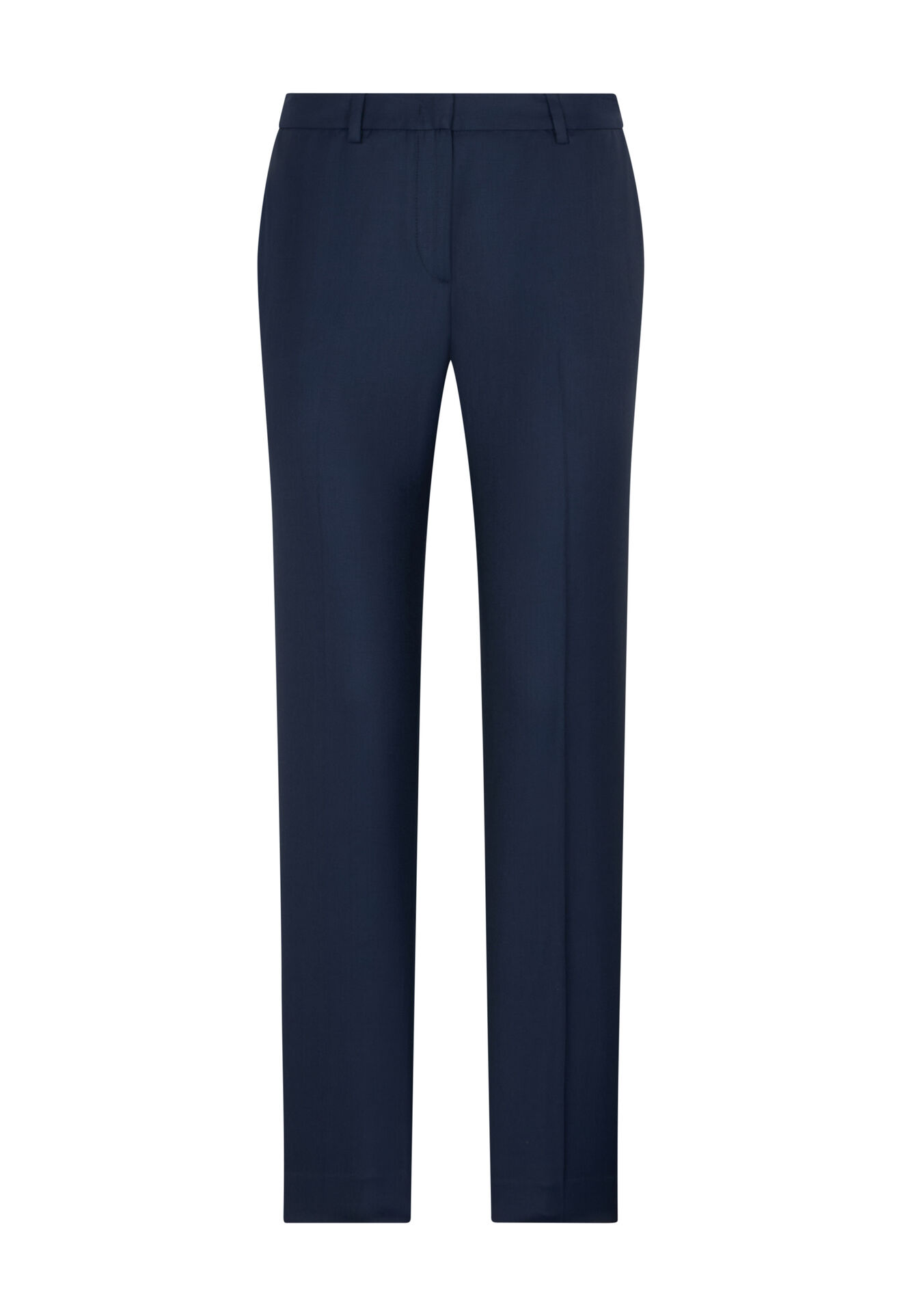 Boglioli Straight-Hose aus Woll-Twill Blau 88053SB5930002150780