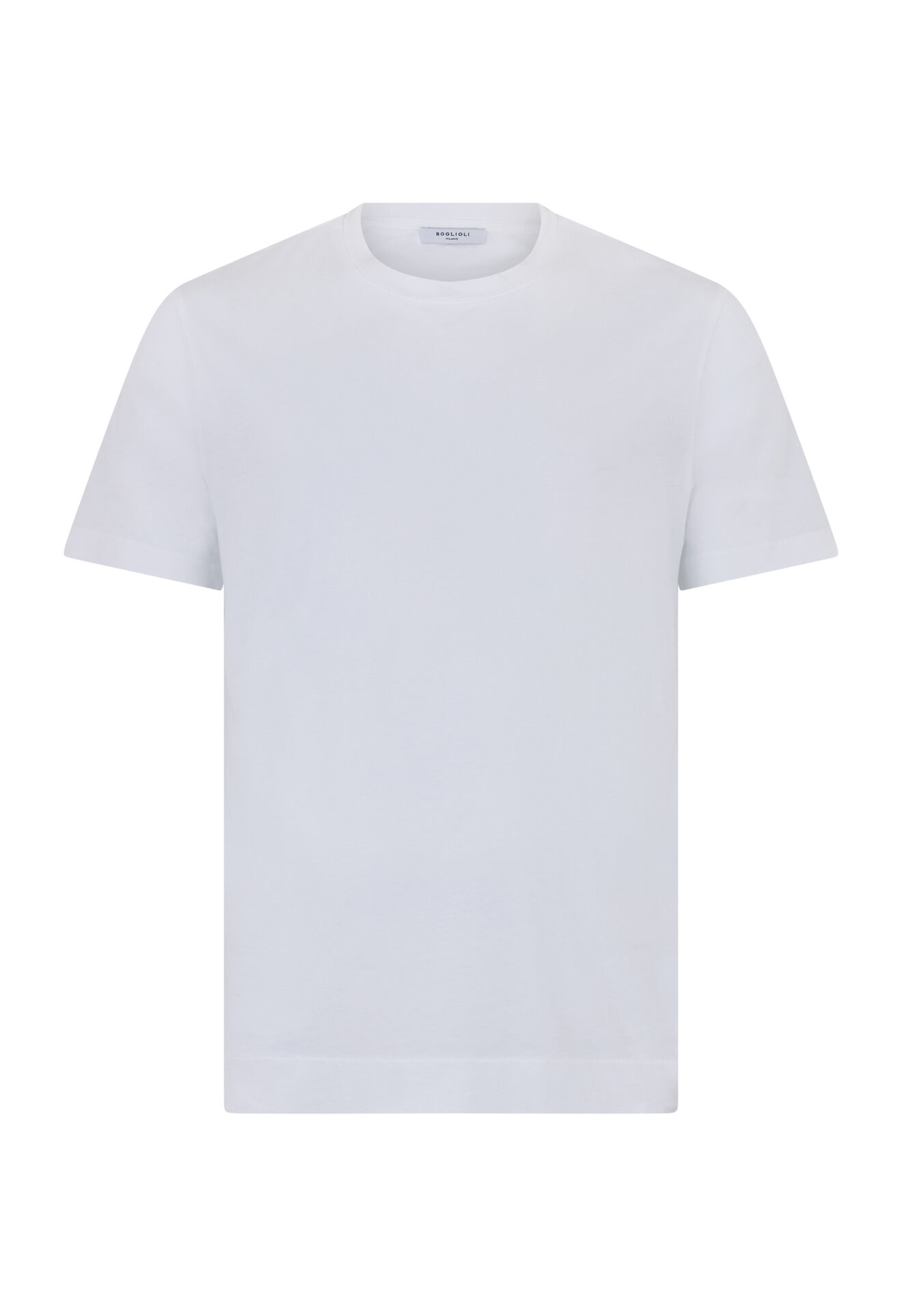 Boglioli Garment Dyed Cotton T-Shirt White 91410TSA0716001080101
